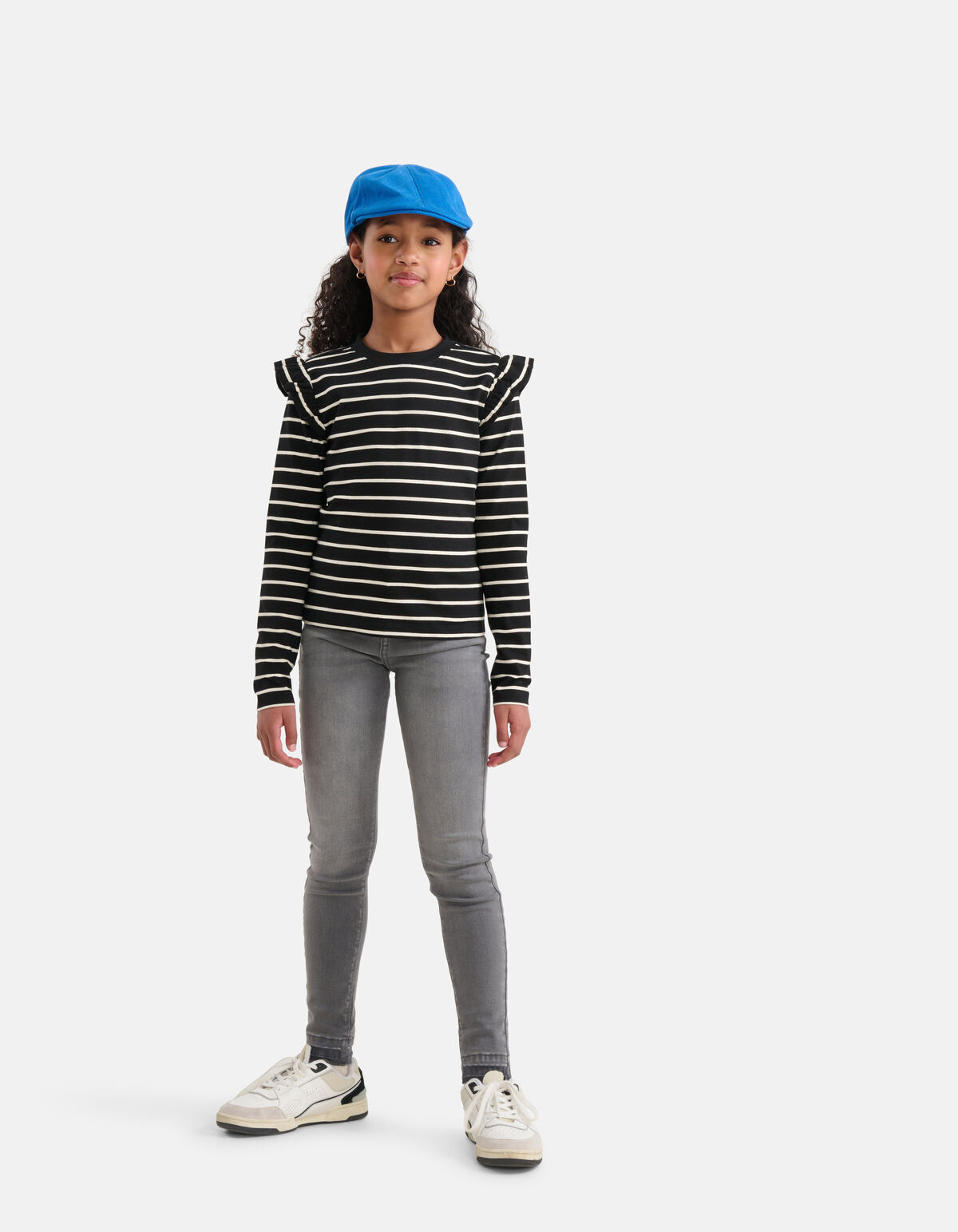 Gestreiftes Longsleeve Schwarz SHOEBY GIRLS