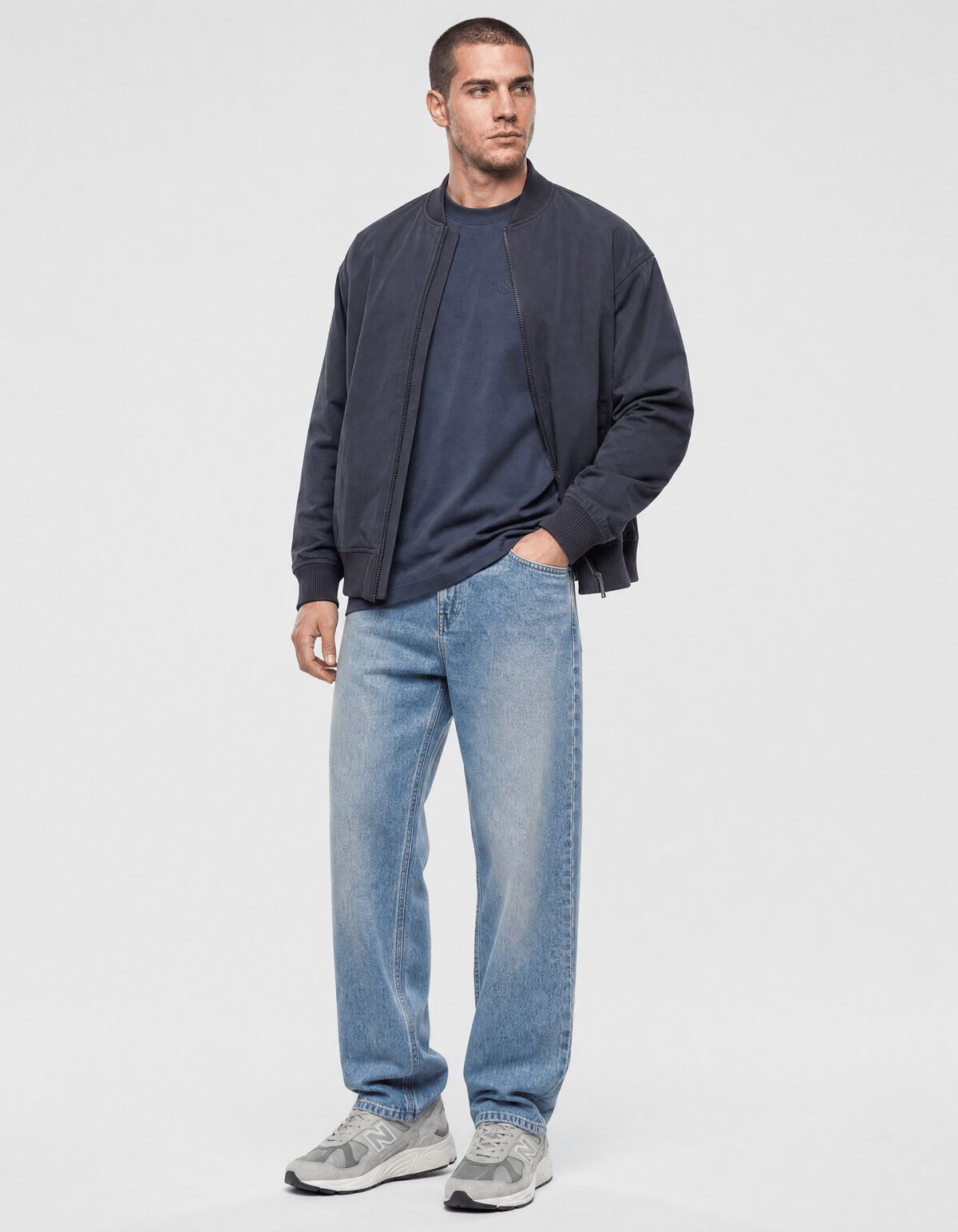 Bomberjacke Dunkelgrau SHOEBY MEN