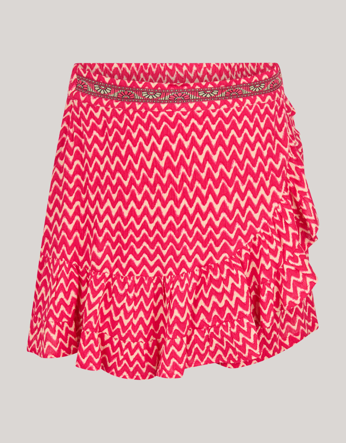Printed Crinkle Skort Roze SHOEBY GIRLS