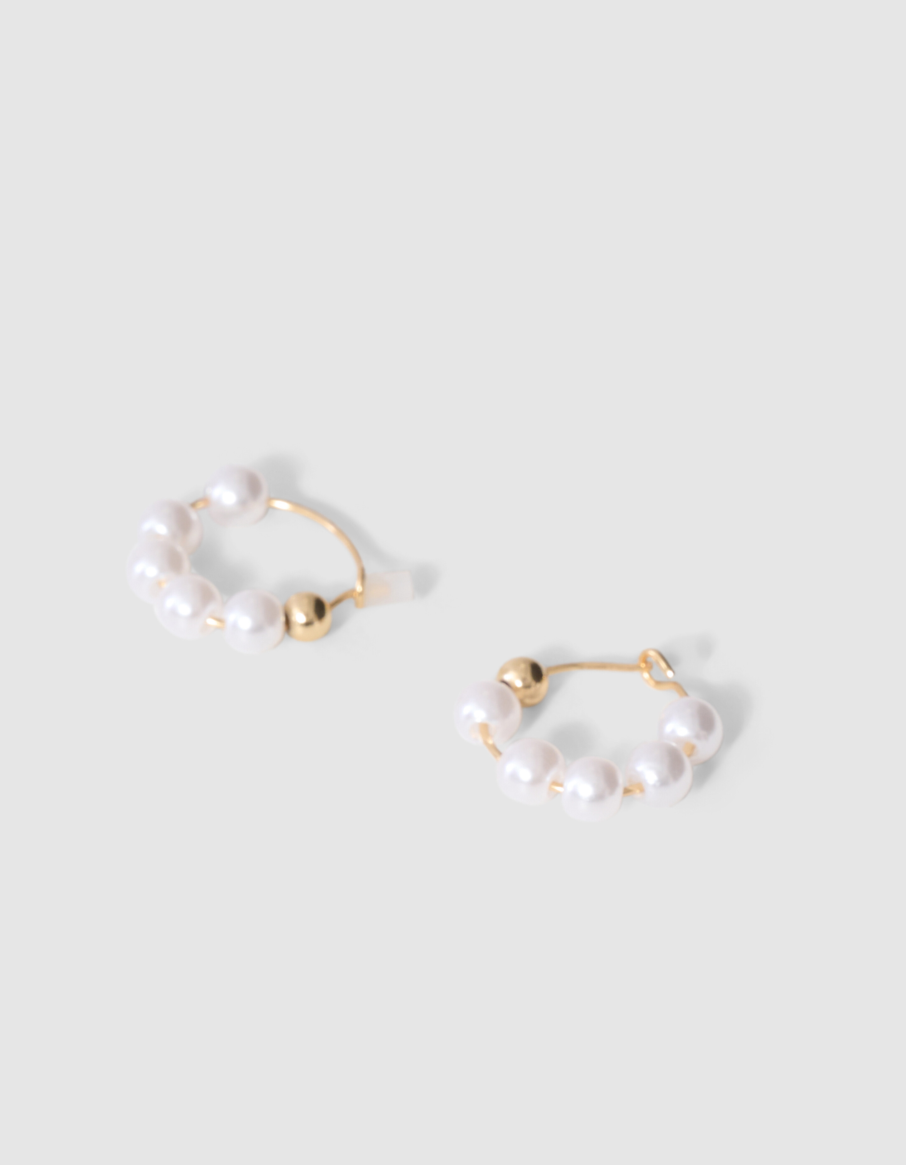 Perlenohrringe aus Gold SHOEBY ACCESSOIRES