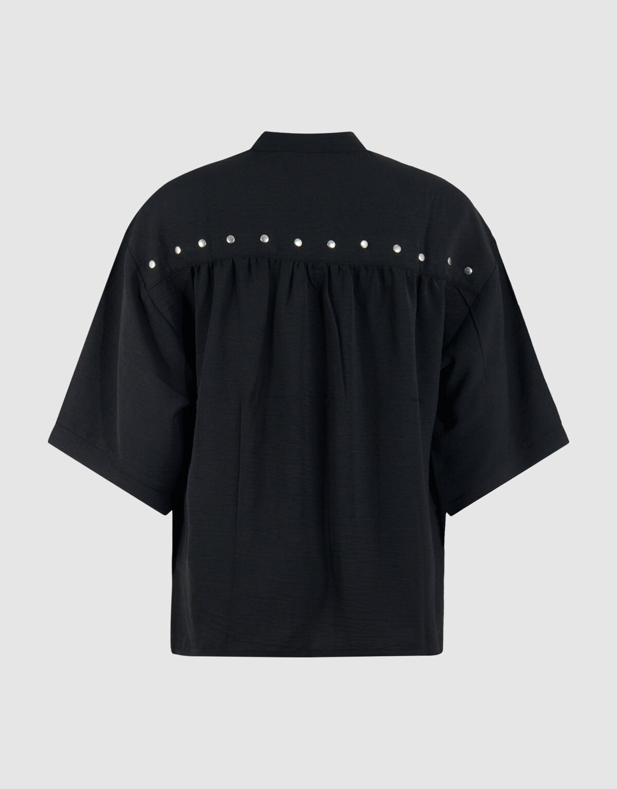 Twist-Studs-Bluse Schwarz SHOEBY WOMEN