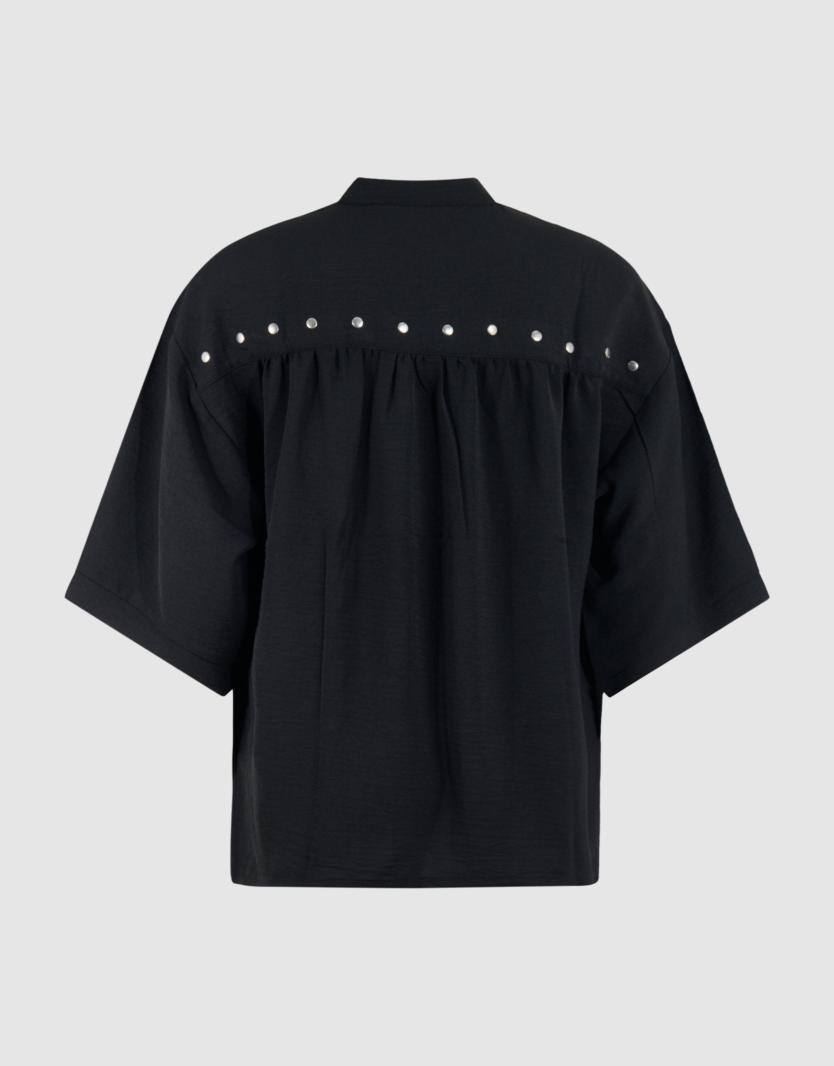 Twist-Studs-Bluse Schwarz SHOEBY WOMEN