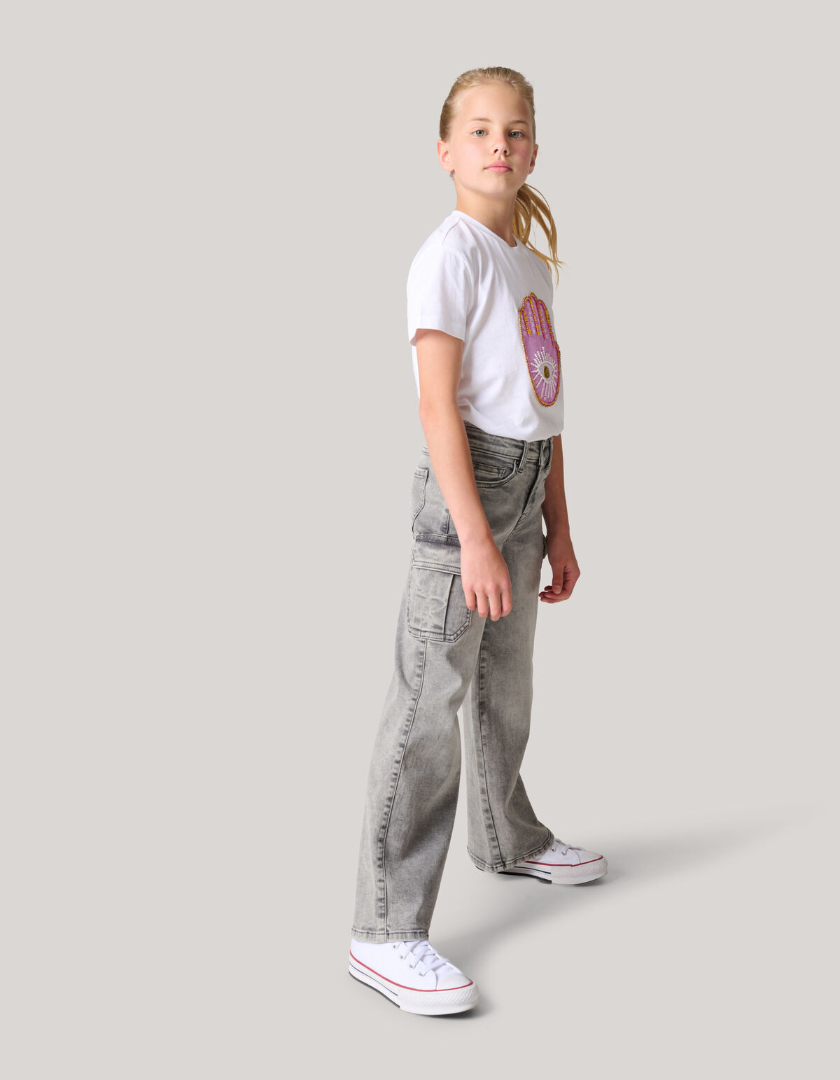 Cargo Jeans Grijs SHOEBY GIRLS