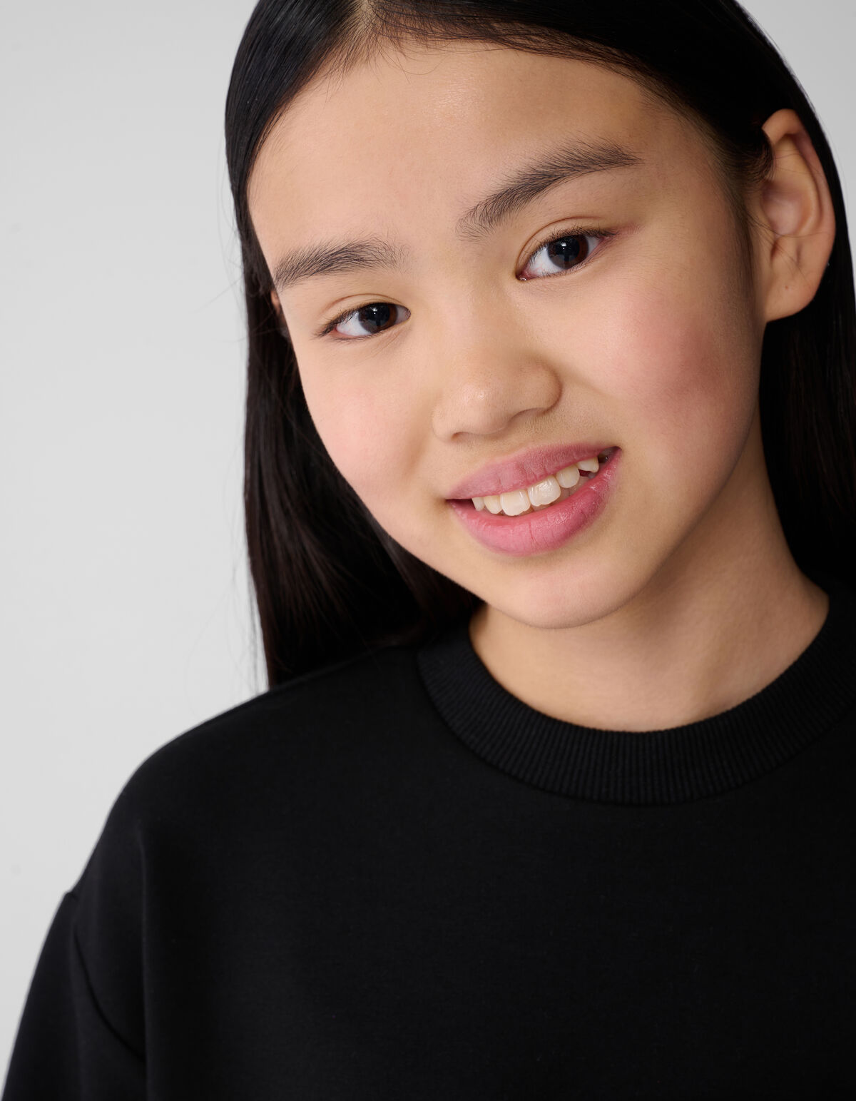 Big Strik Pullover Schwarz SHOEBY GIRLS