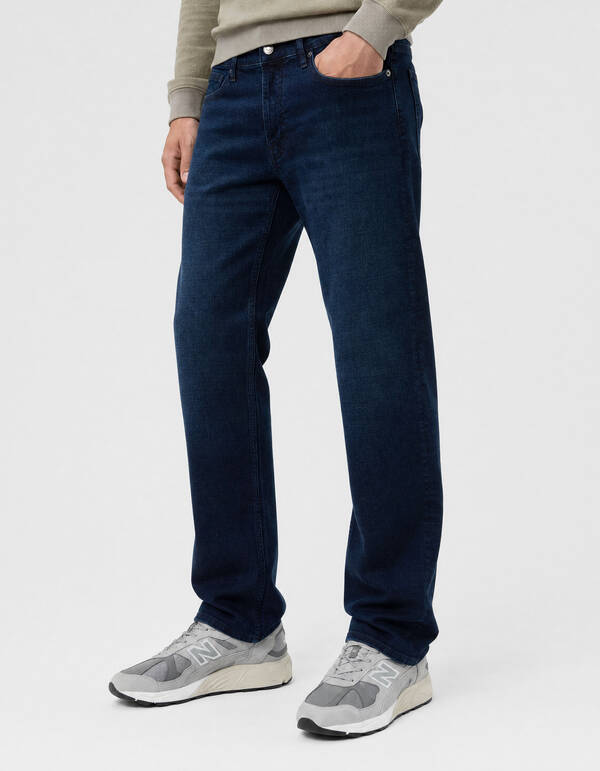 Comfort Straight Fit Jeans Dunkelblau L34 SHOEBY MEN