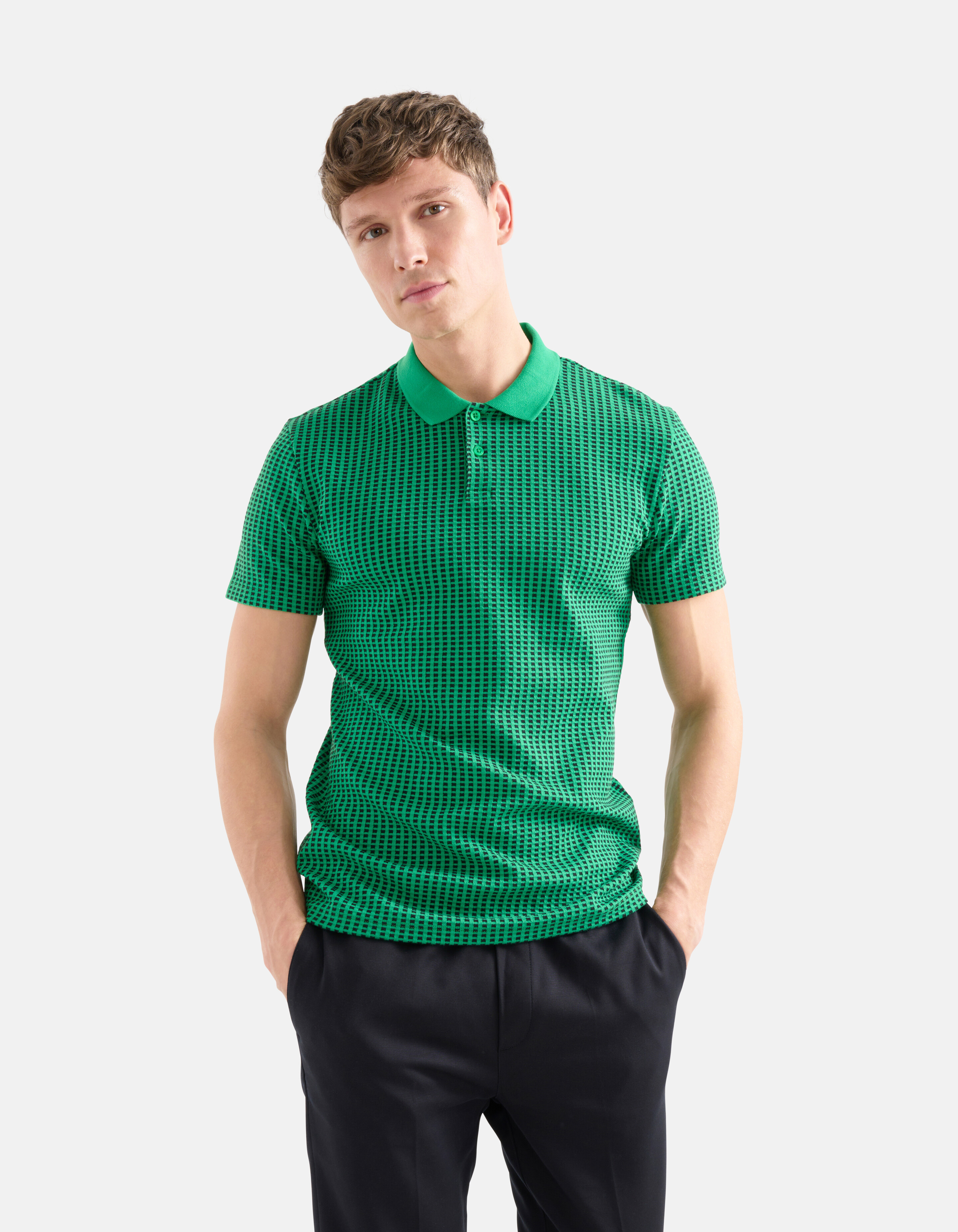 Rechteckiges Polo Grün SHOEBY MEN