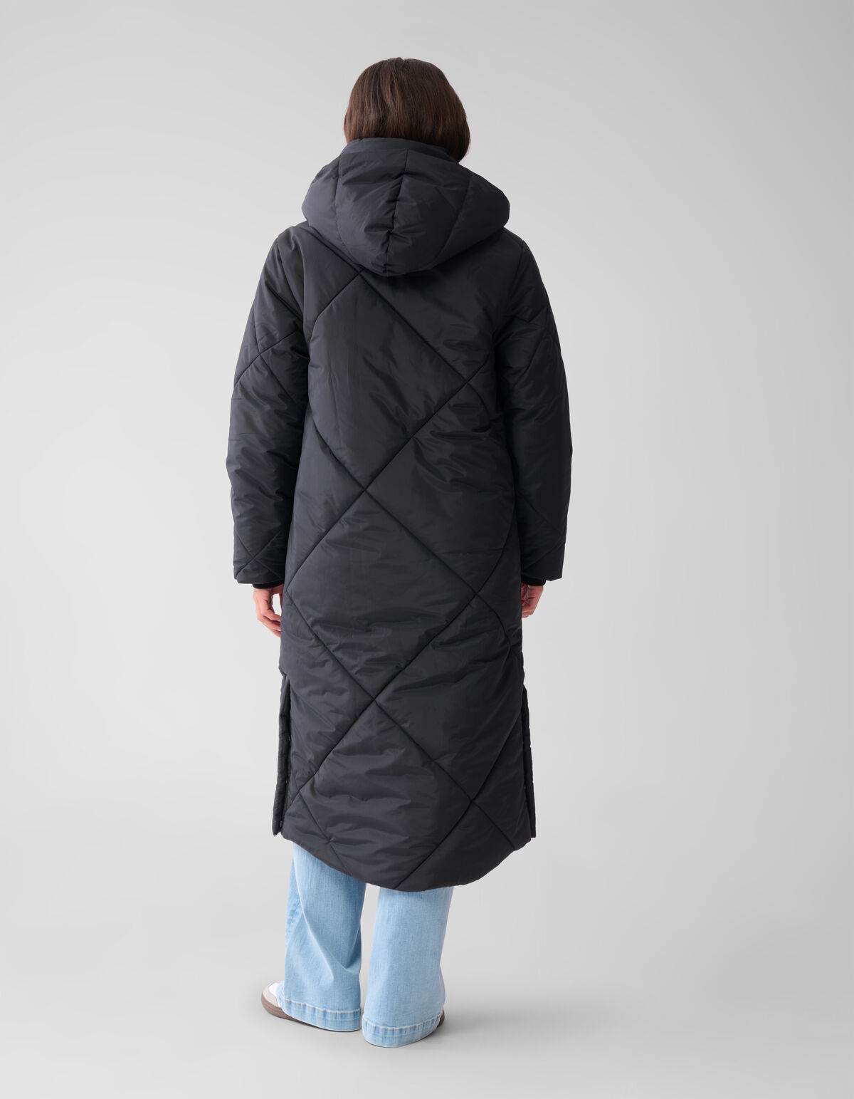 Lange Pufferjacke Schwarz SHOEBY WOMEN