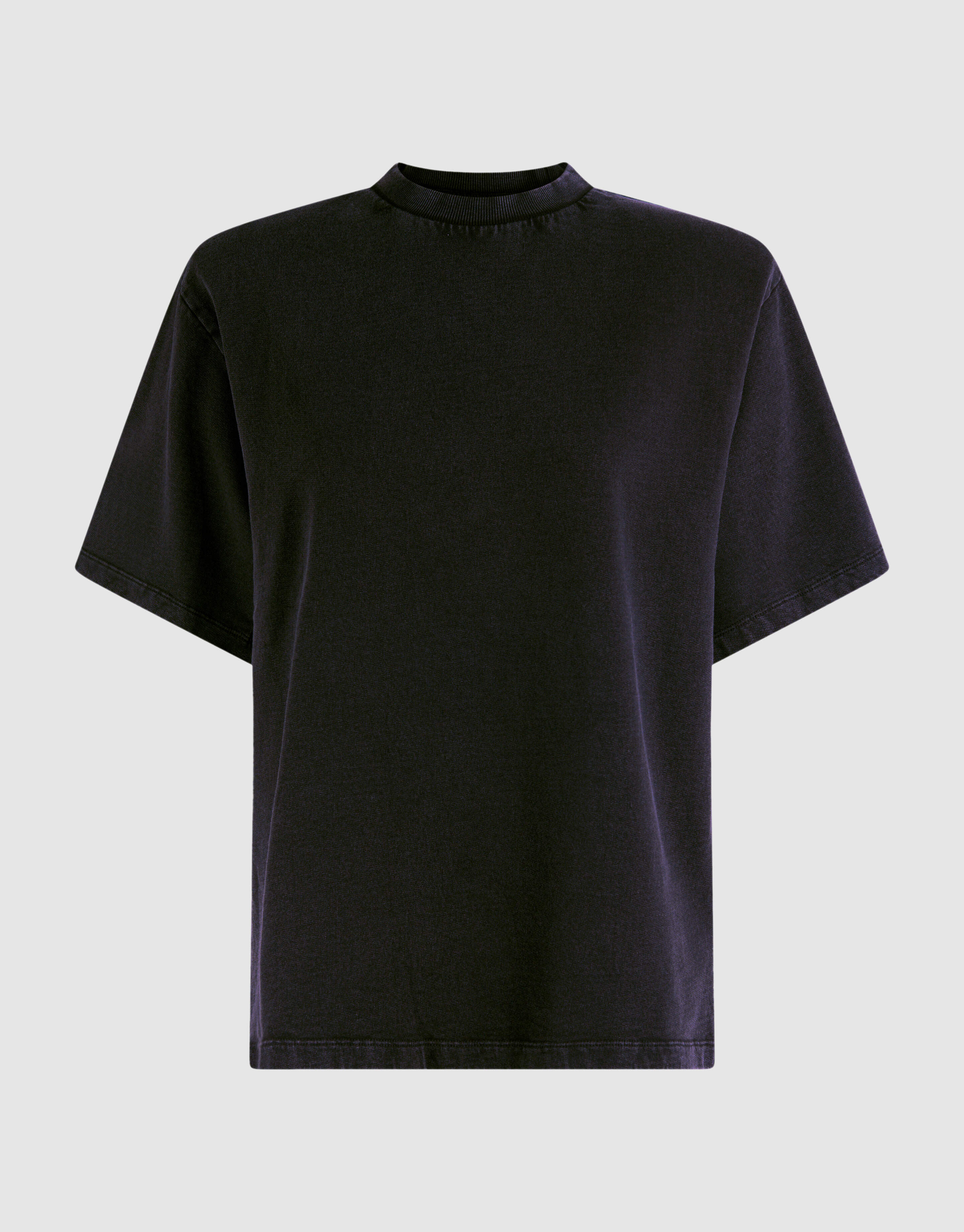 Gefüttertes gewaschenes Sweat-T-Shirt Donkergrijs SHOEBY WOMEN