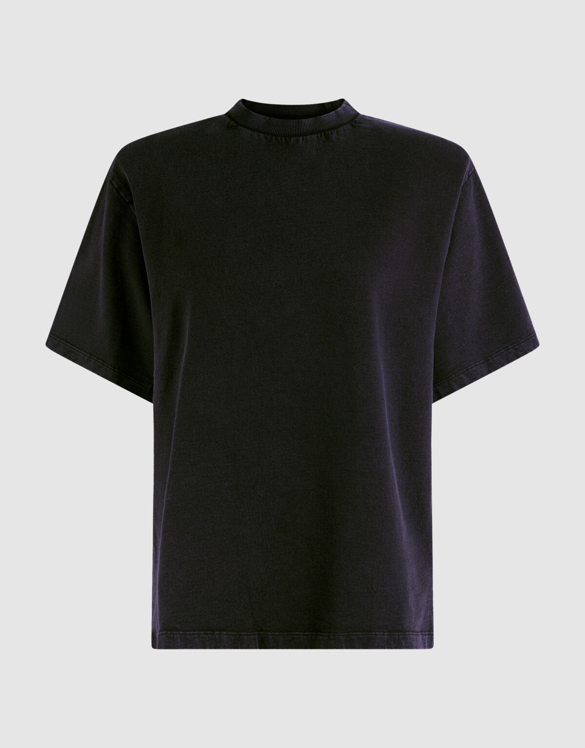 Gefüttertes gewaschenes Sweat-T-Shirt Donkergrijs SHOEBY WOMEN