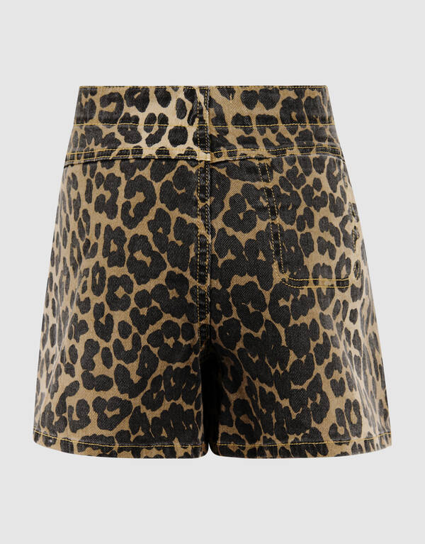 Leopard Wrap Skort Braun SHOEBY GIRLS