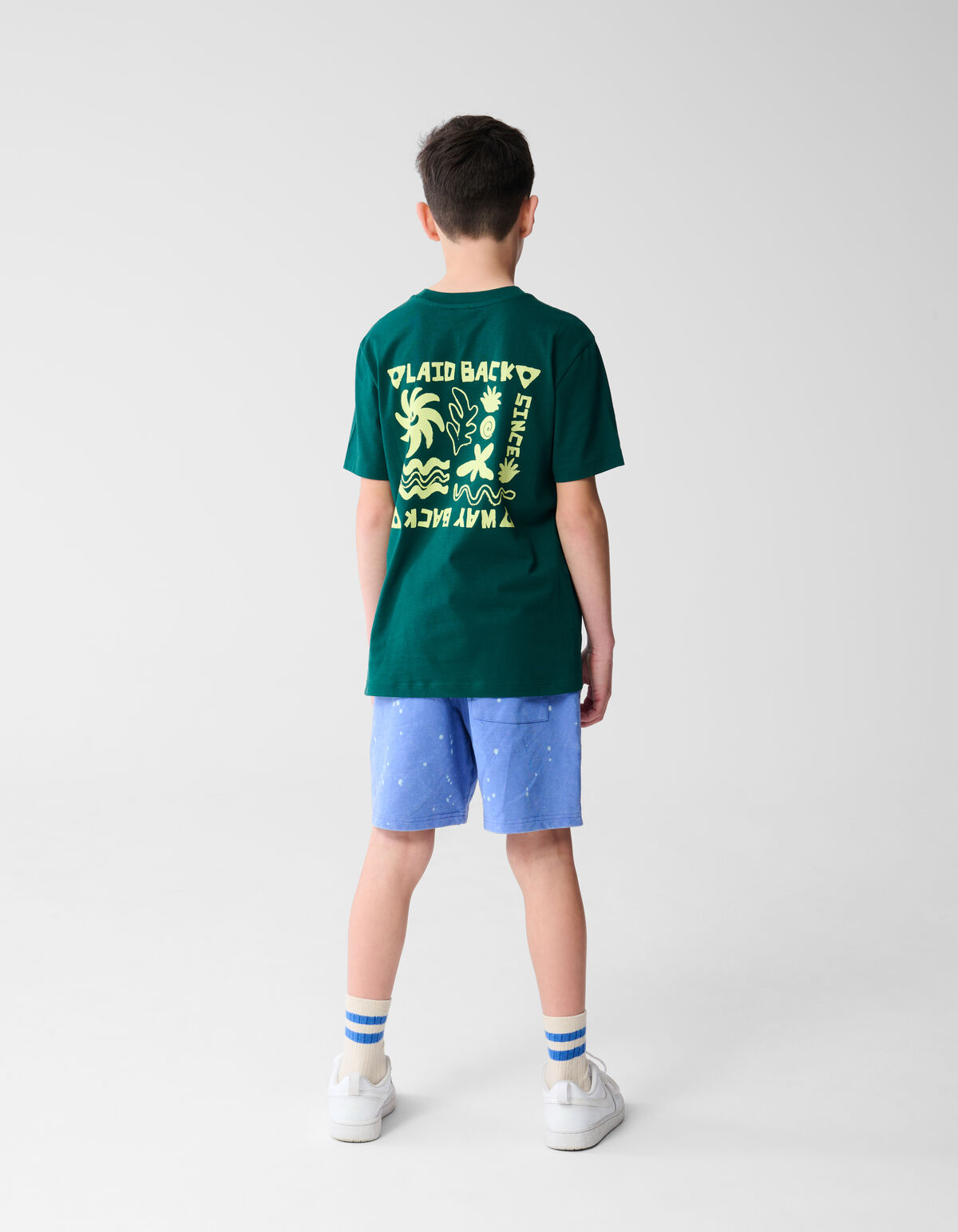 Wayback Artwork T-shirt Dunkelgrün SHOEBY BOYS