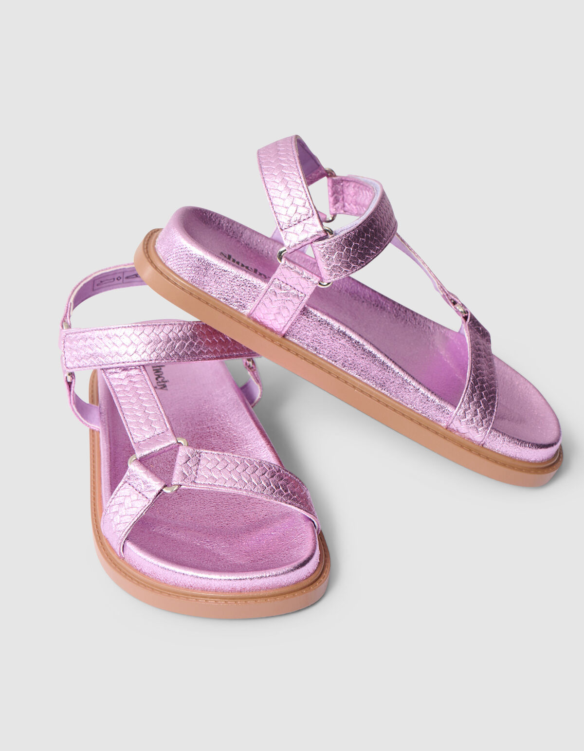 Metallische Sandalen Hellrosa SHOEBY SHOES