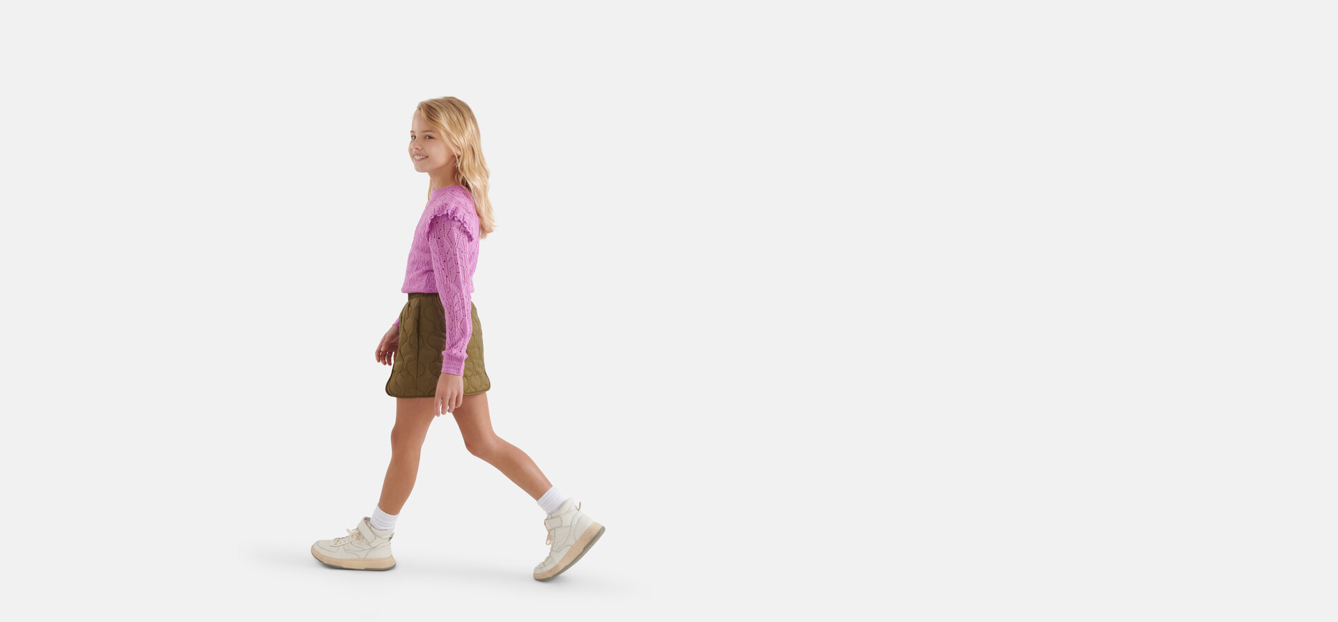 Stepprock Dunkelgrün SHOEBY GIRLS
