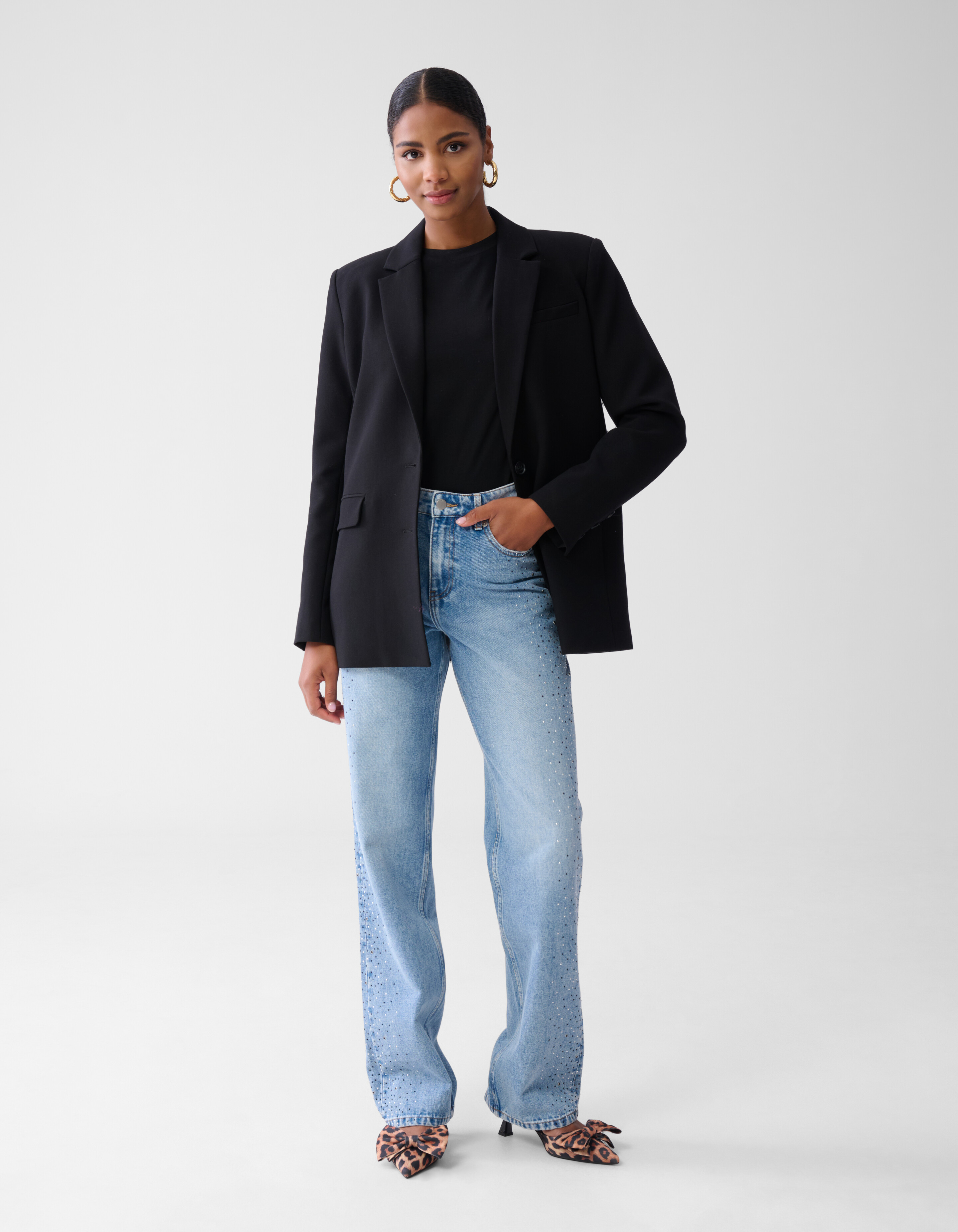 Basic Blazer Schwarz SHOEBY WOMEN