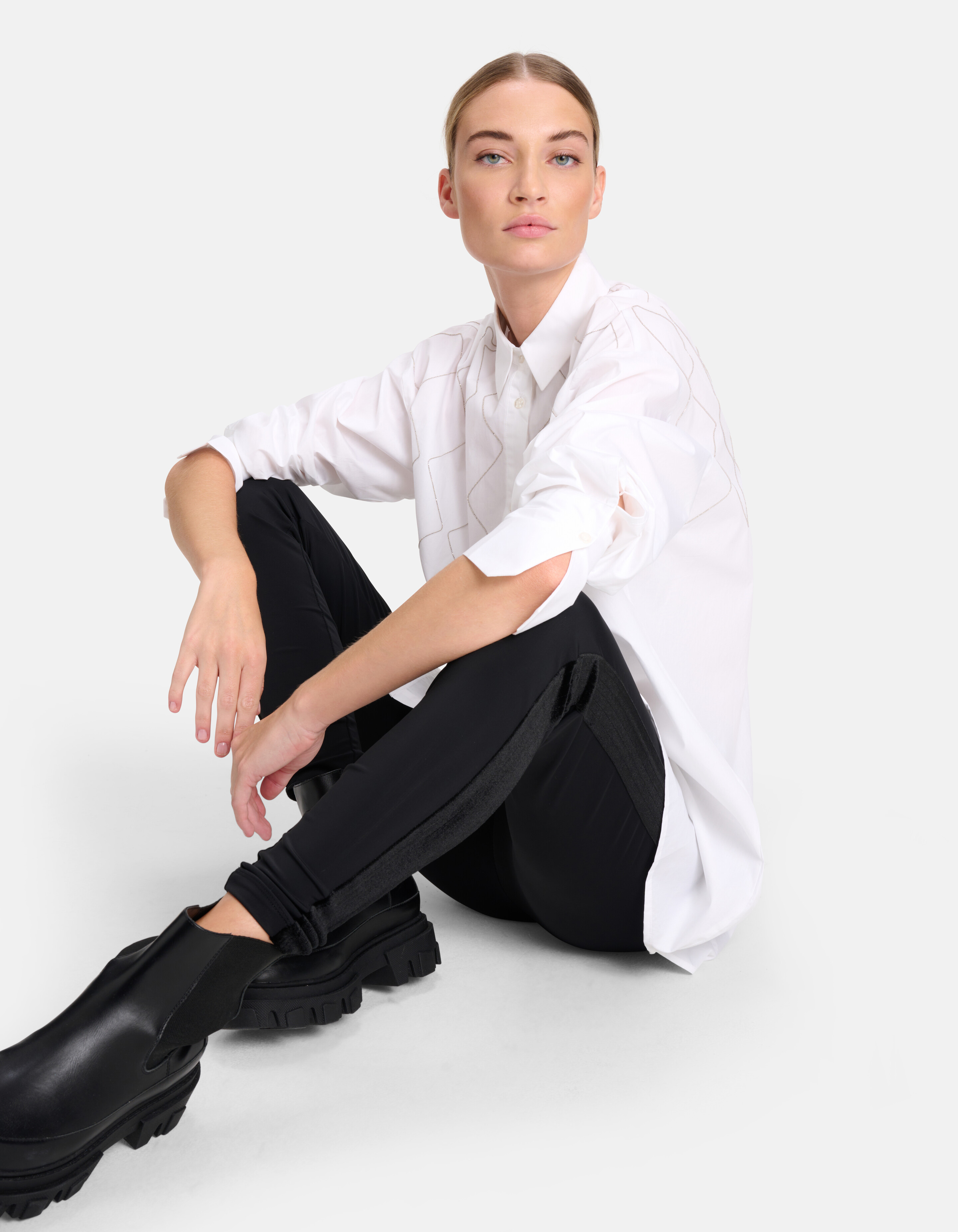 Samt-Leggings Schwarz By Mieke SHOEBY WOMEN