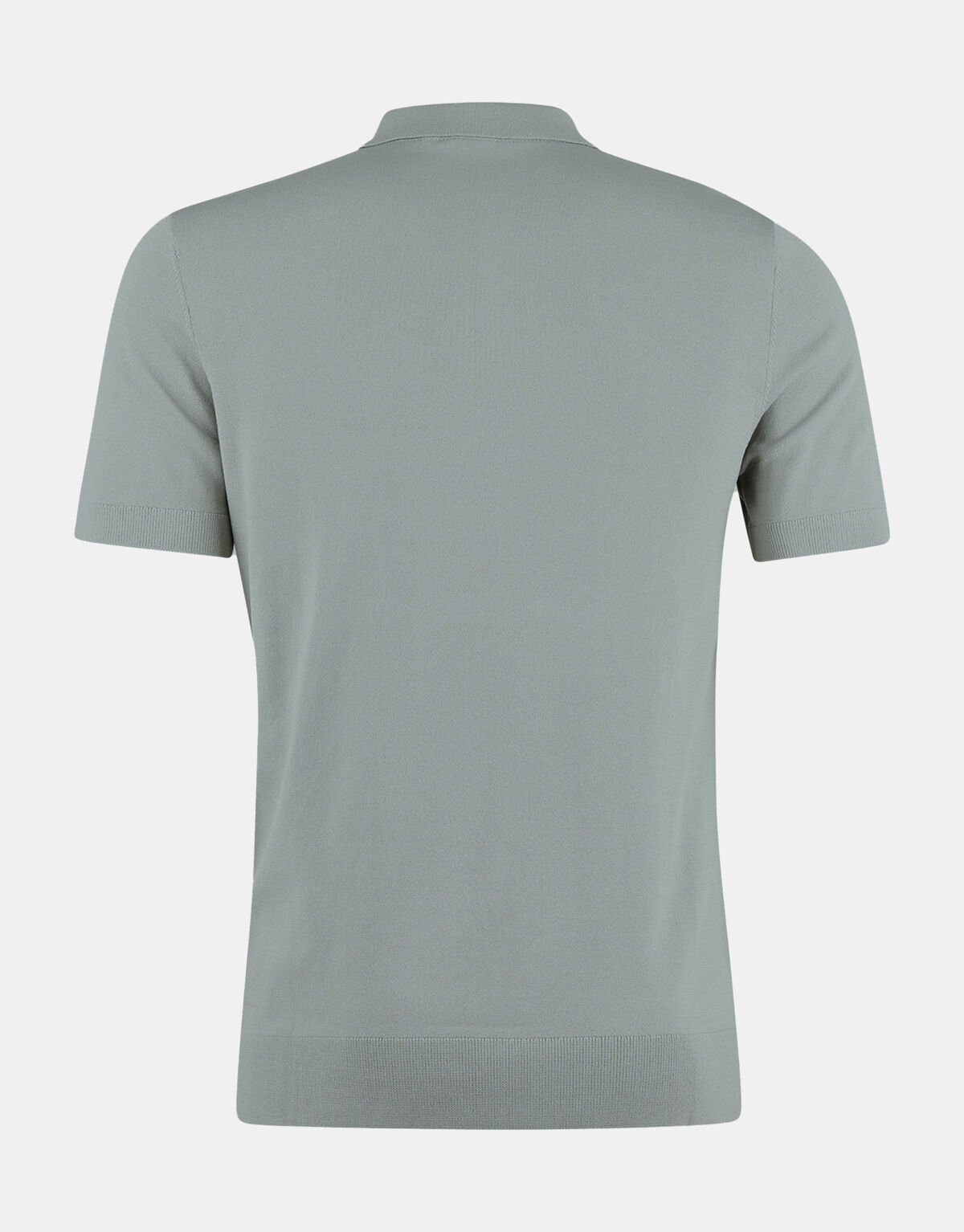 Gestricktes Poloshirt mit Reißverschluss REFILL