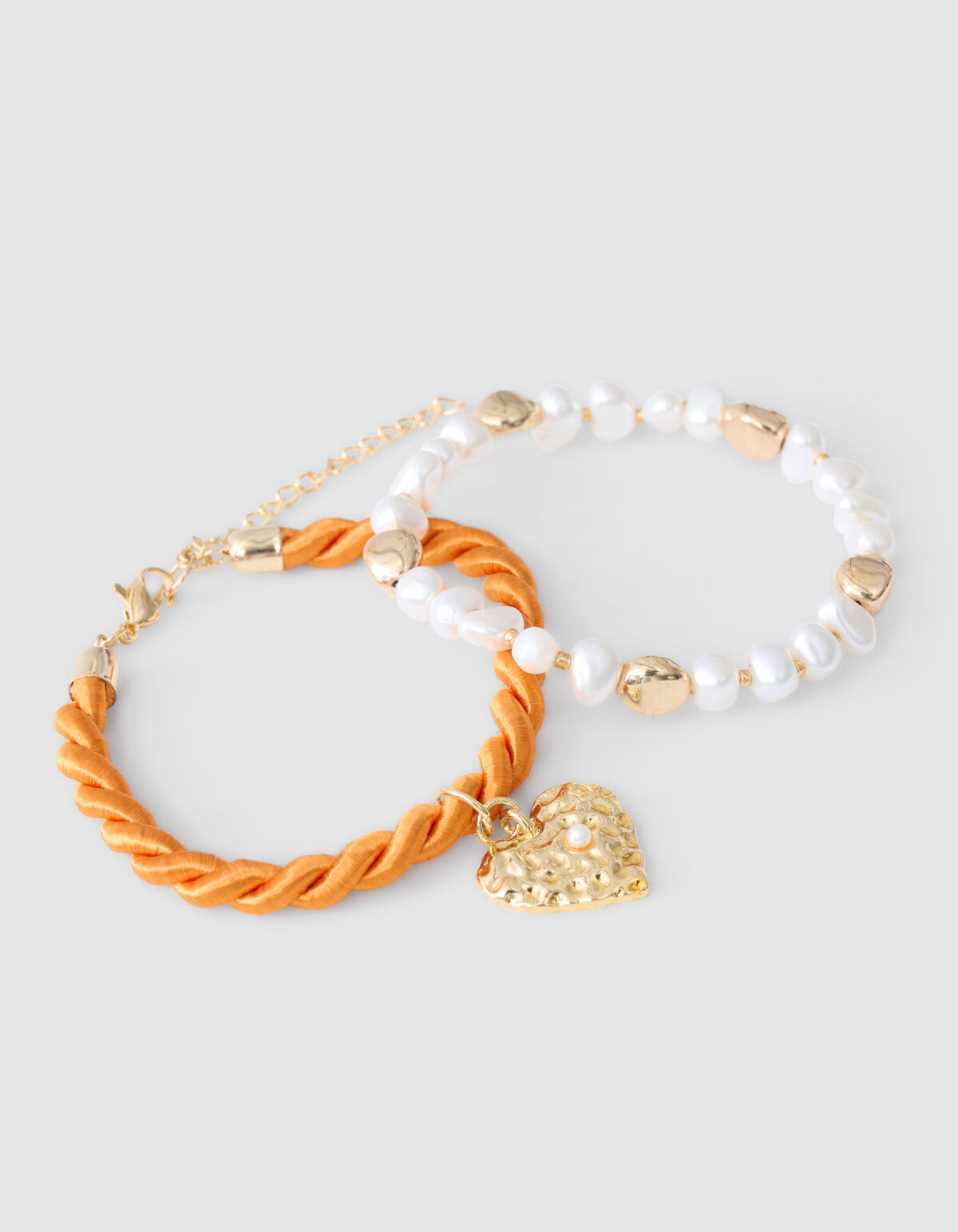 Gedrehte Armbänder Set Rosa SHOEBY ACCESSOIRES