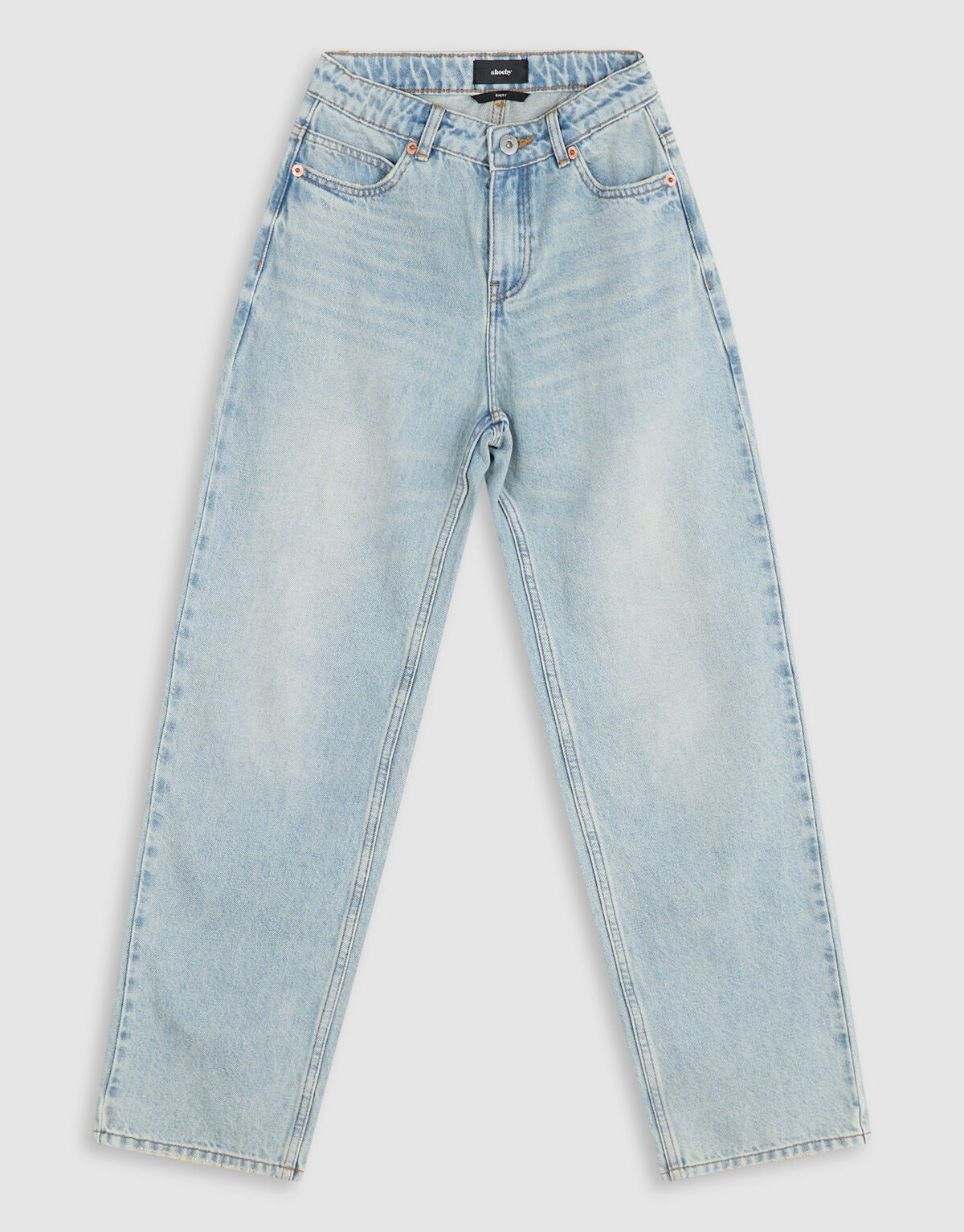 Baggy Fit Jeans Hellblau Verwaschen SHOEBY BOYS