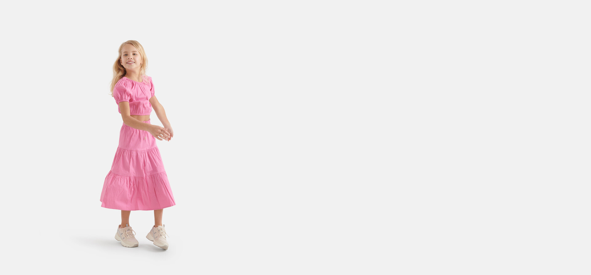 Popeline Maxirock Rosa SHOEBY GIRLS