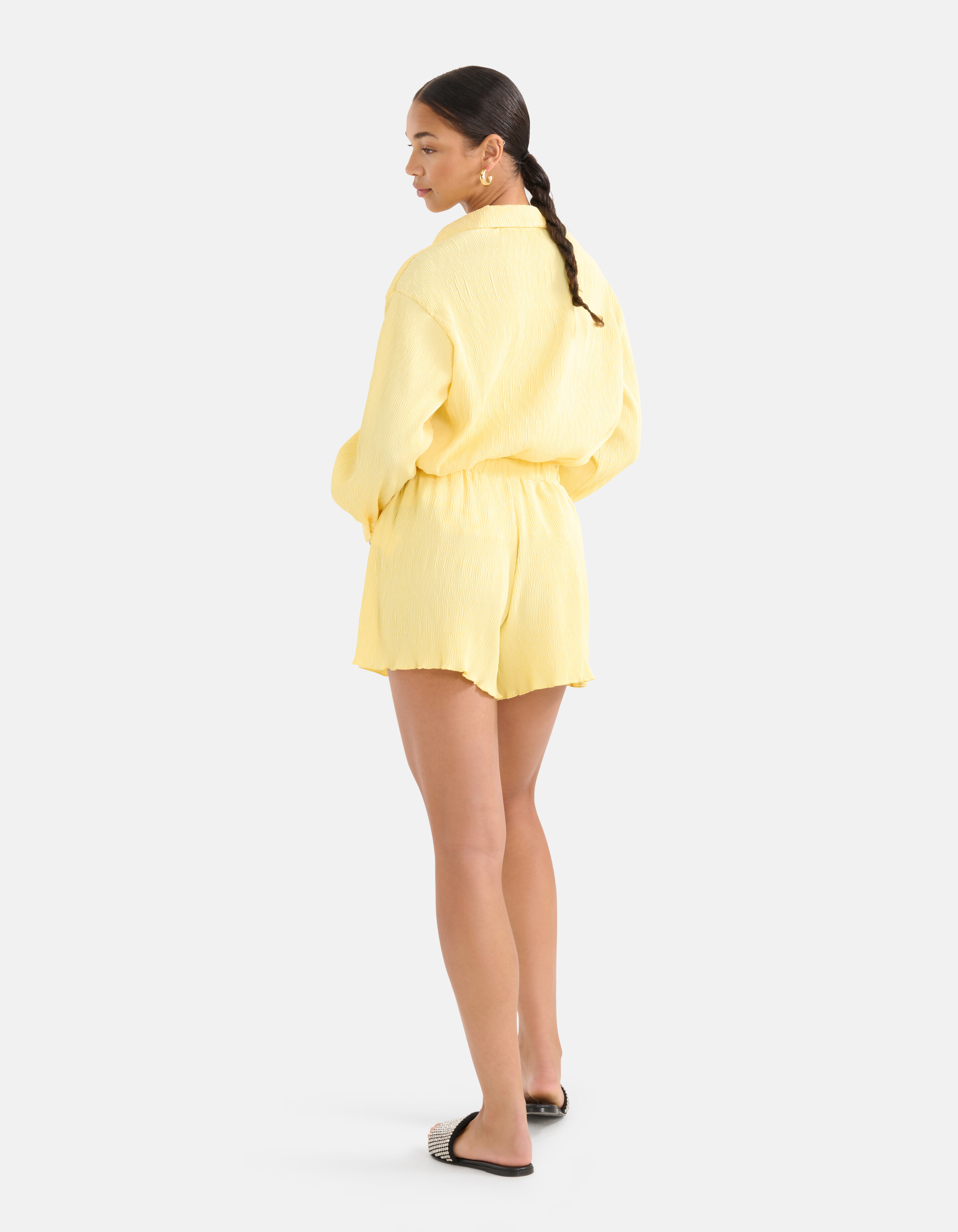 Crinkle Short Gelb SHOEBY WOMEN