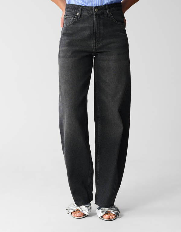 Barrel Fit Jeans Zwart SHOEBY WOMEN