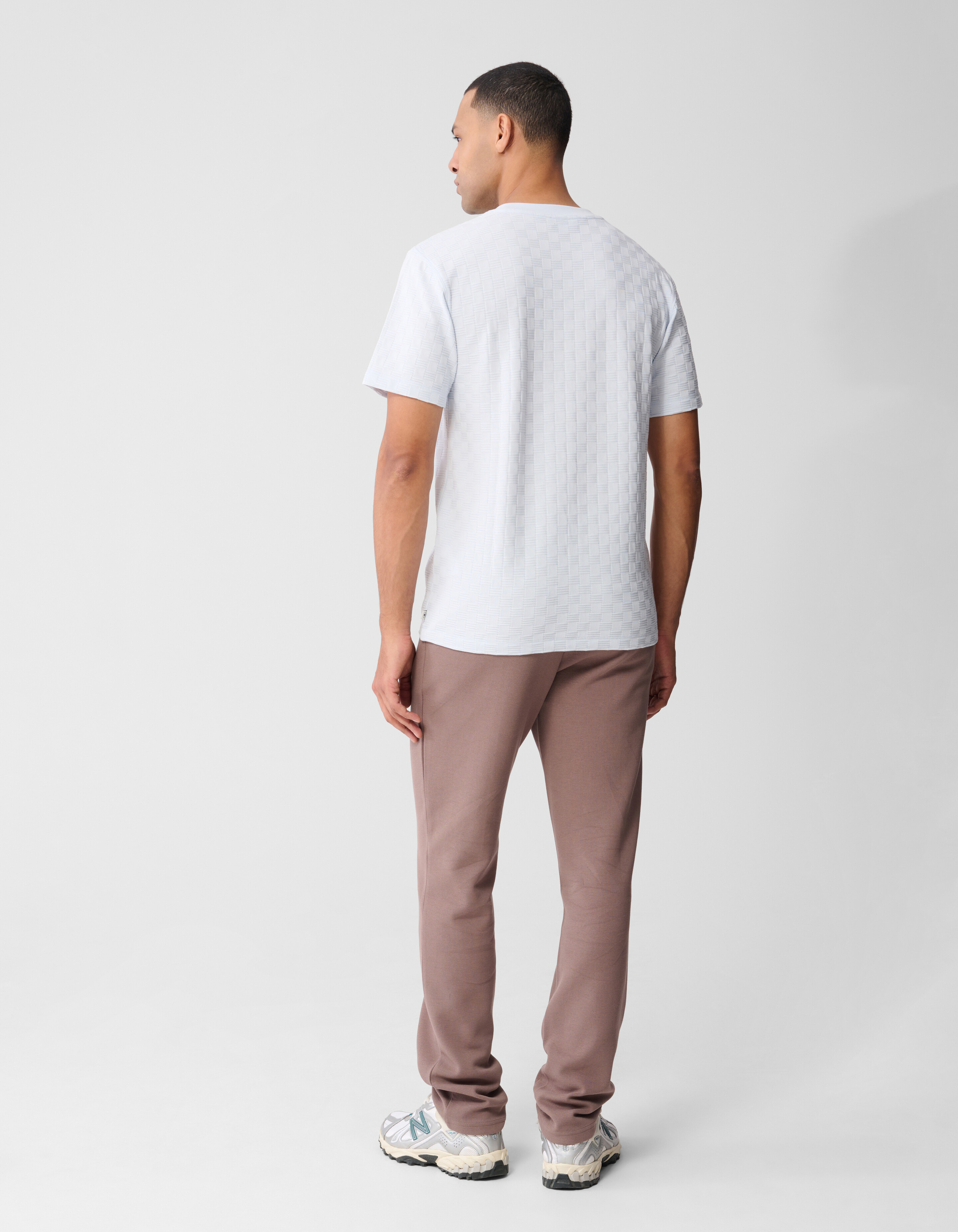 Pique Regular Fit Broek Taupe SHOEBY MEN