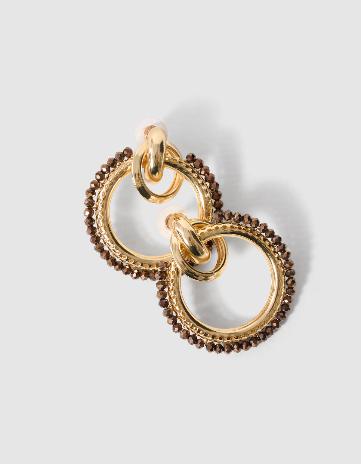 Triple Ring Ohrringe Gold SHOEBY ACCESSOIRES