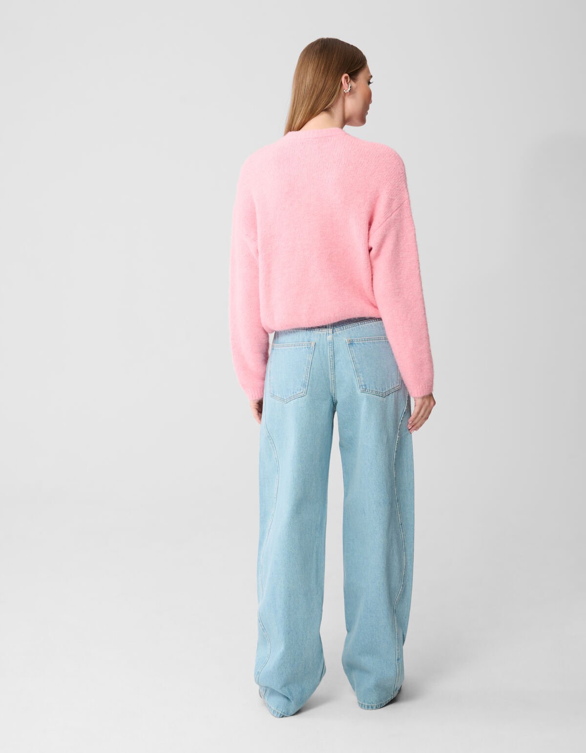 Fancy Button Weste Hellrosa SHOEBY WOMEN