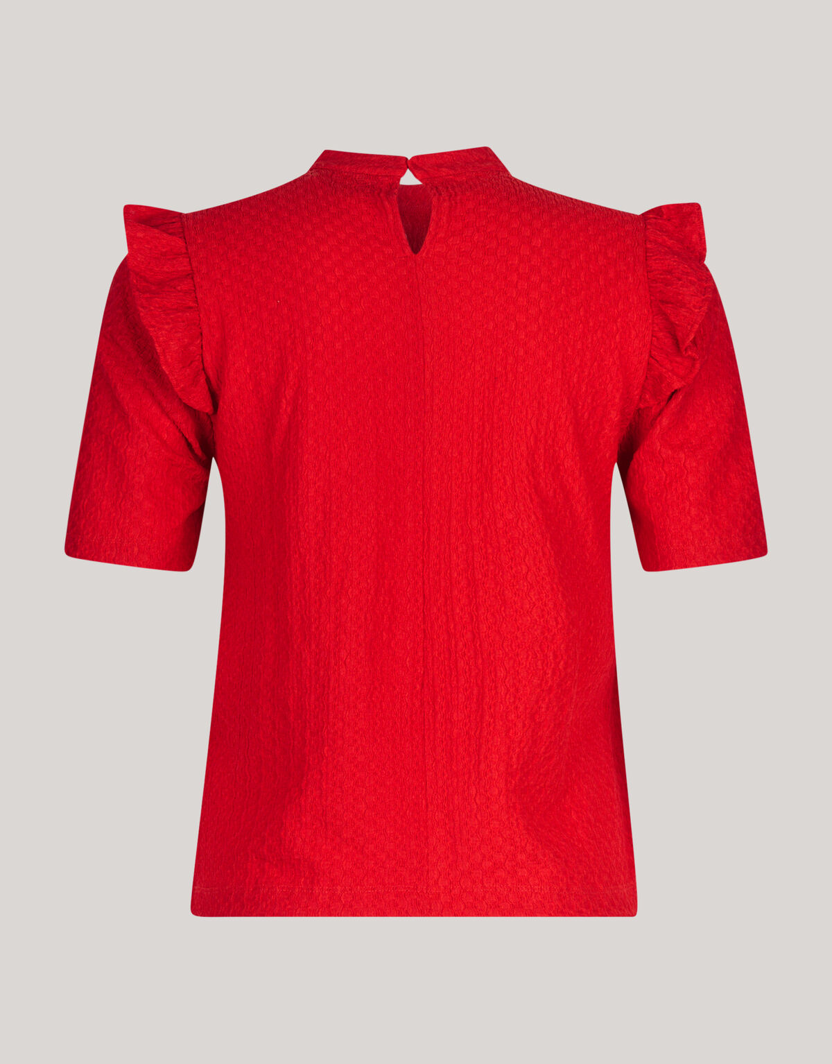 Crinkle R&uuml;schen Top Rot SHOEBY WOMEN