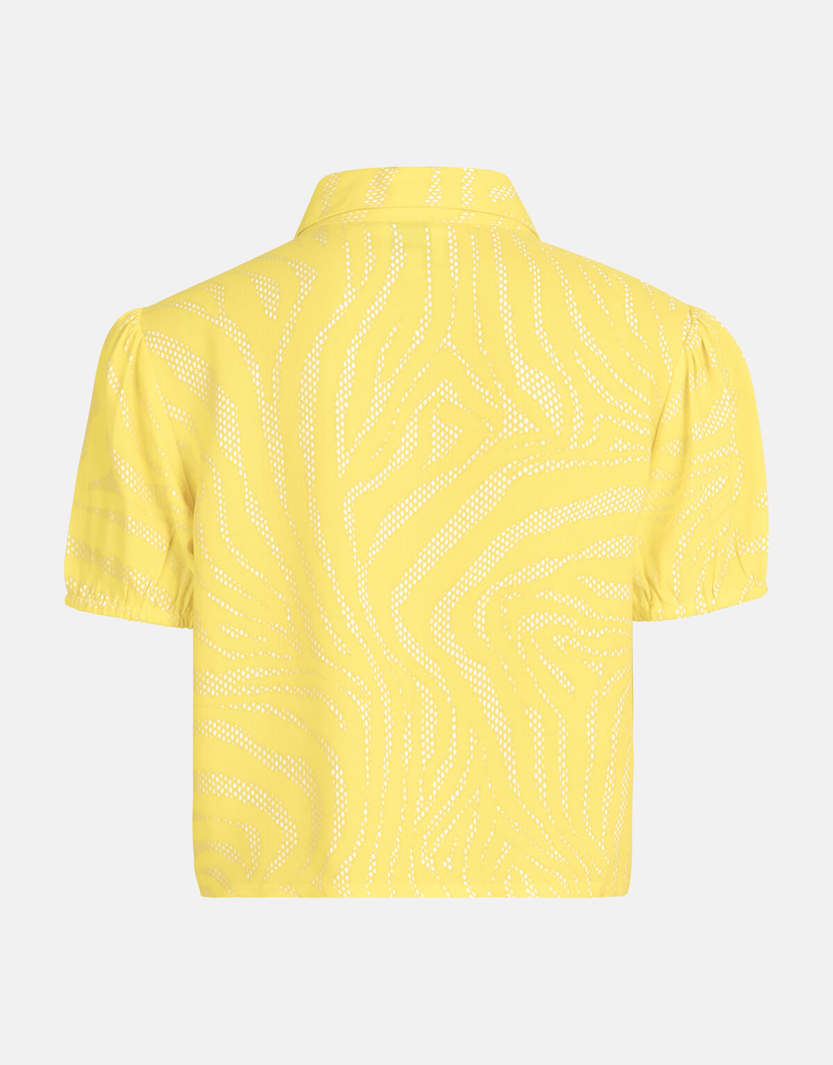 Zebra Print Bluse Gelb SHOEBY GIRLS