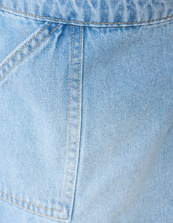 Denim-Wickelrock Bleached SHOEBY GIRLS