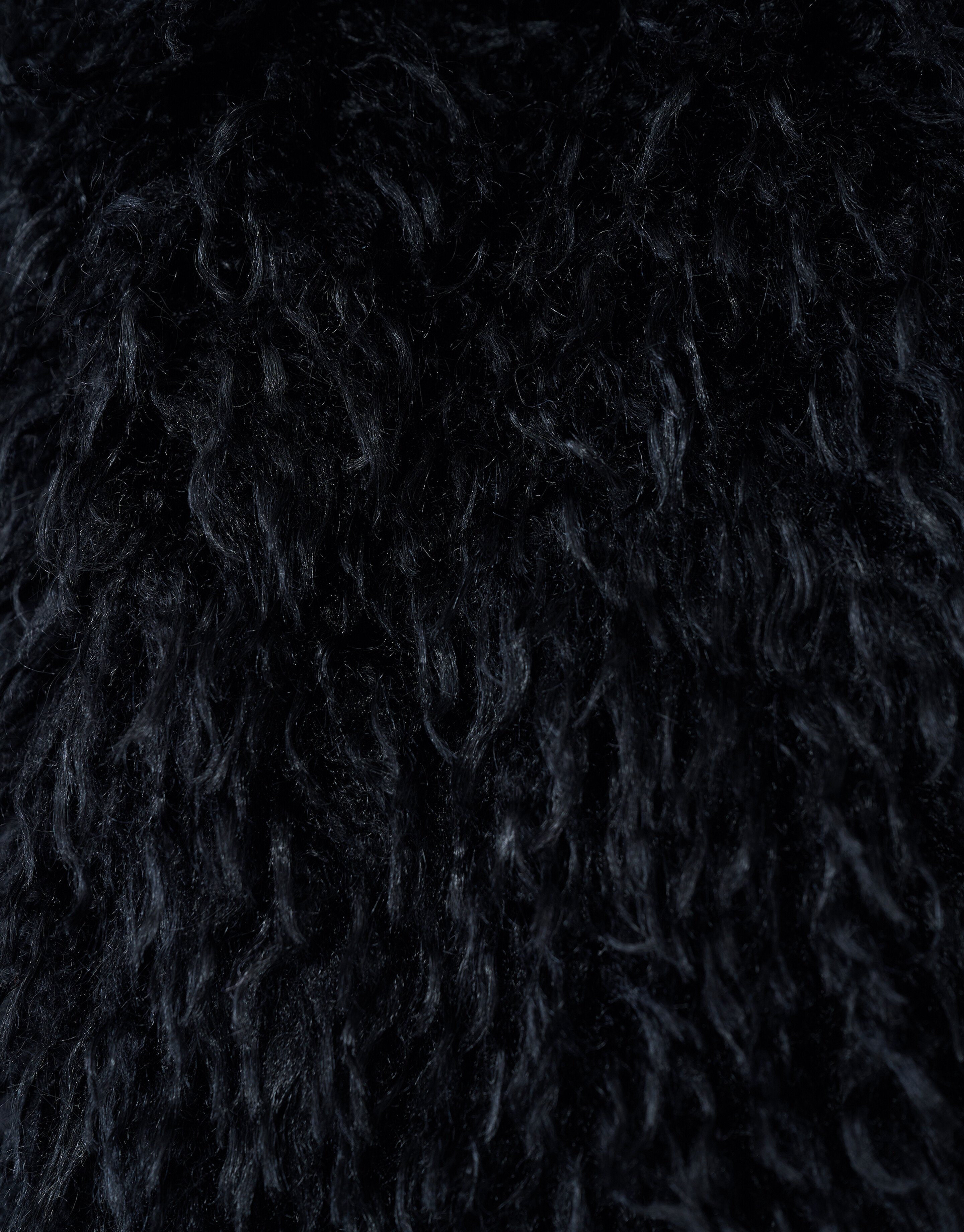 Fluffy Gilet Schwarz SHOEBY GIRLS