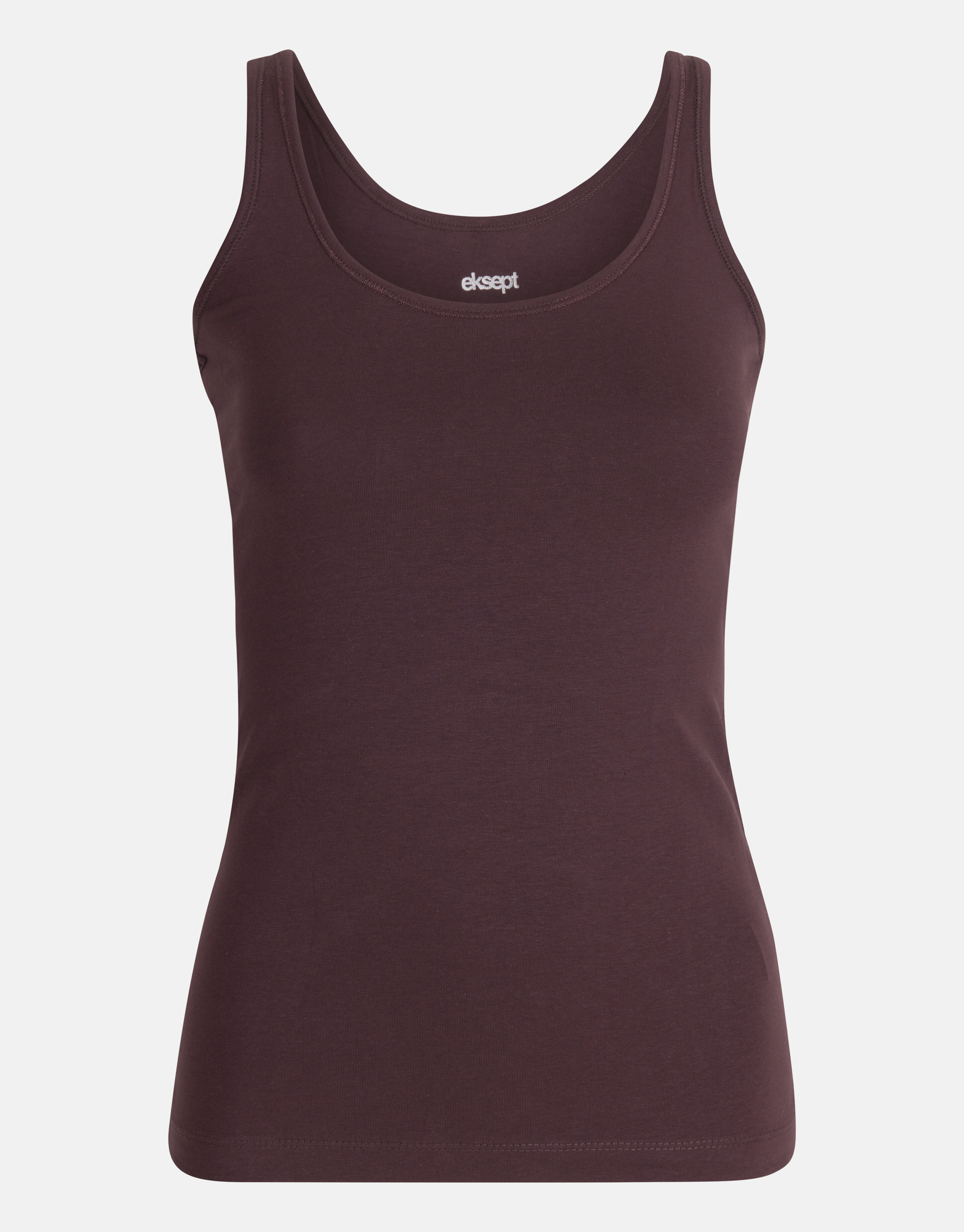 Basic Top Dunkelbraun Eksept