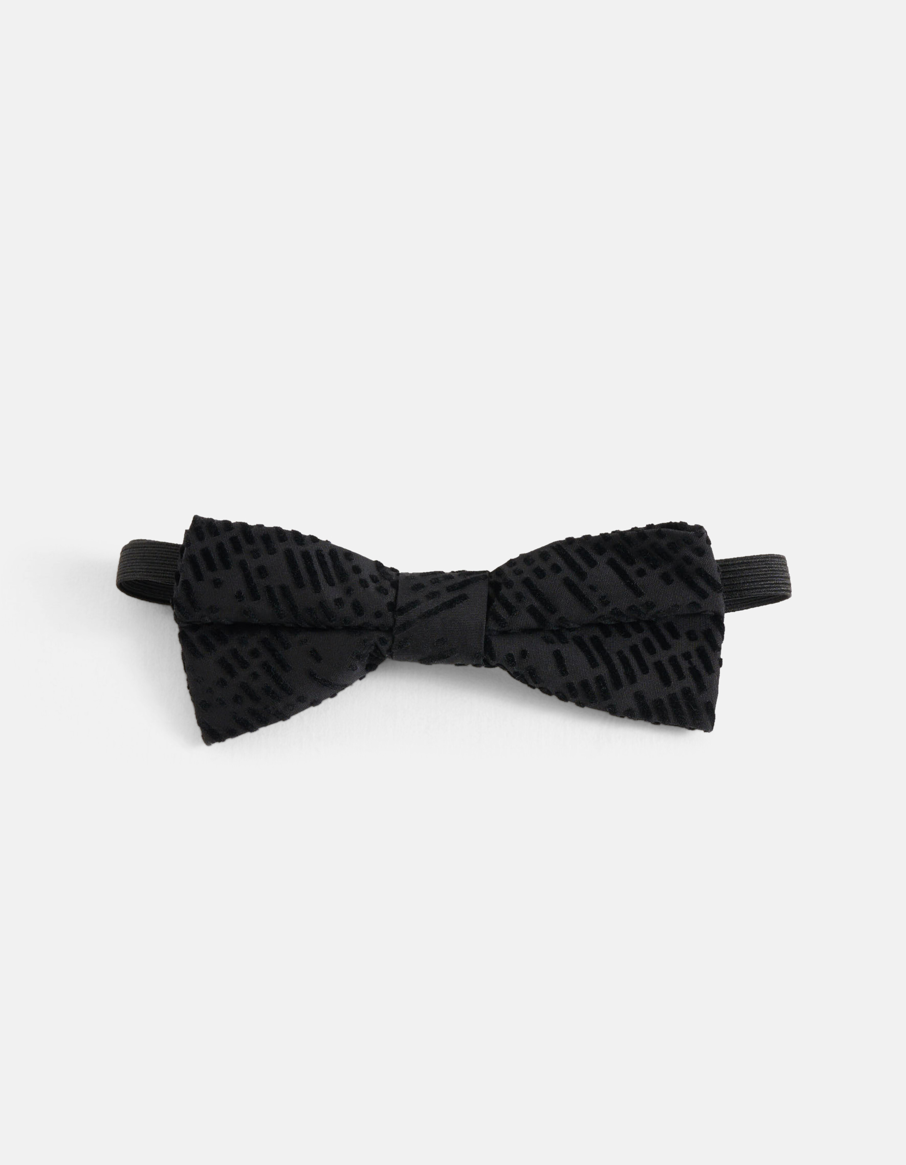 Bedruckte Schleife Schwarz SHOEBY ACCESSOIRES