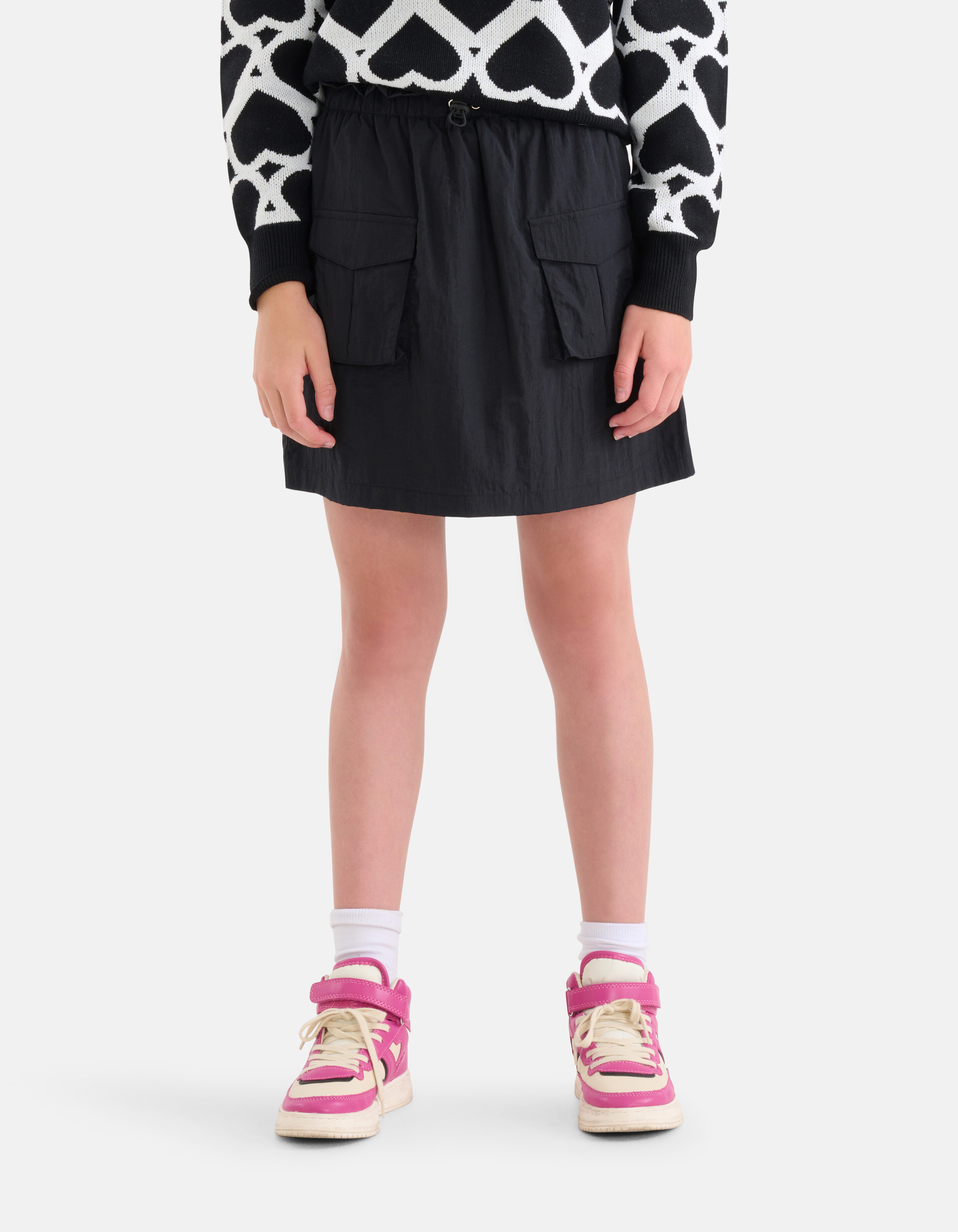Cargo-Fallschirmrock Schwarz SHOEBY GIRLS