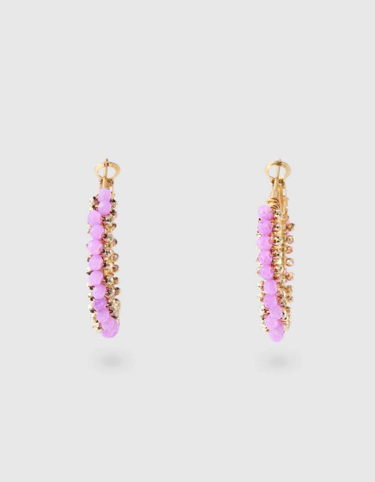 Perlenohrringe Rosa SHOEBY ACCESSOIRES