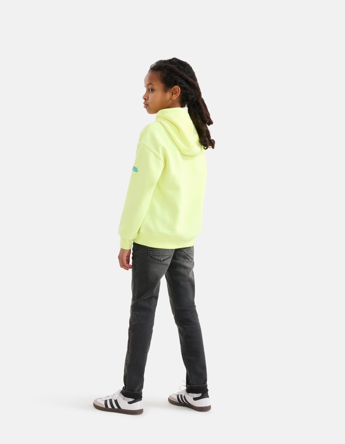 Artwork Hoodie Limegroen SHOEBY BOYS