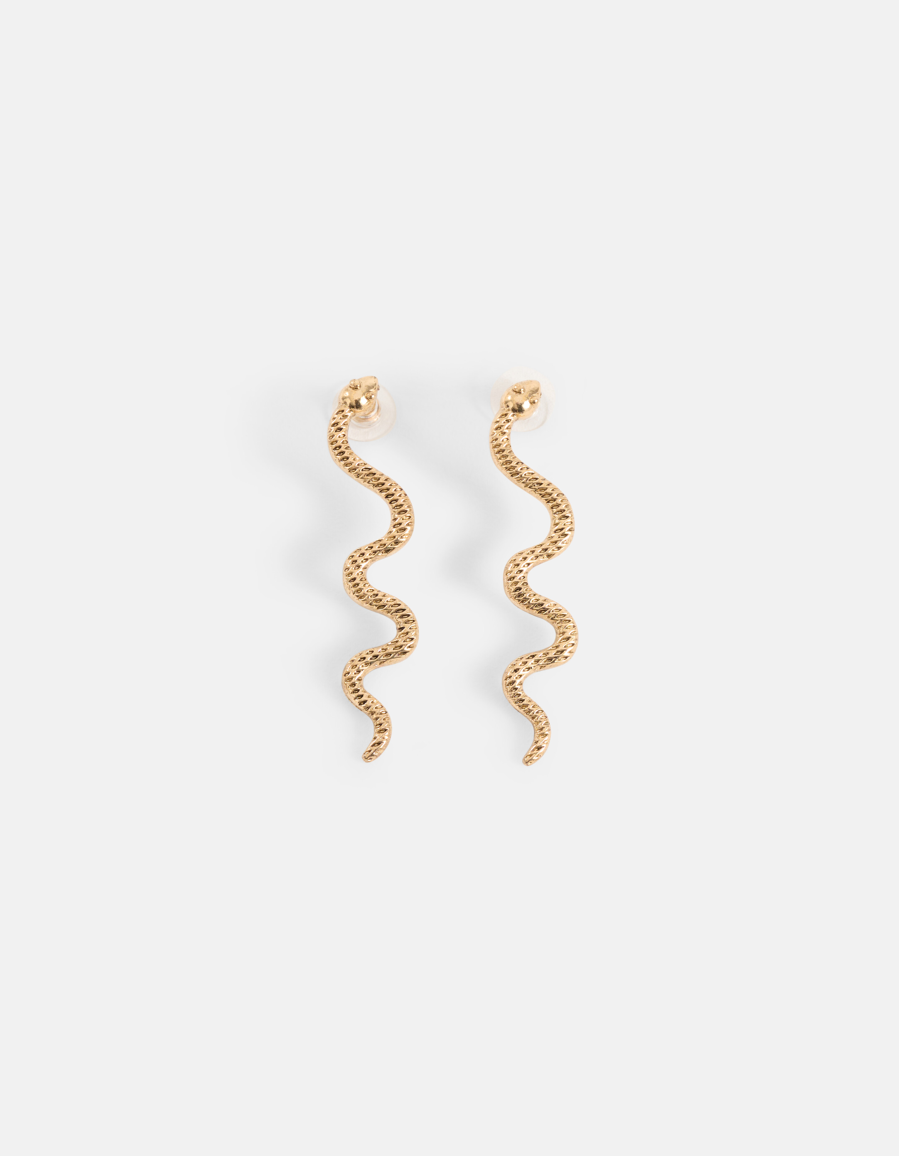 Schlangen-Ohrringe Gold SHOEBY ACCESSOIRES