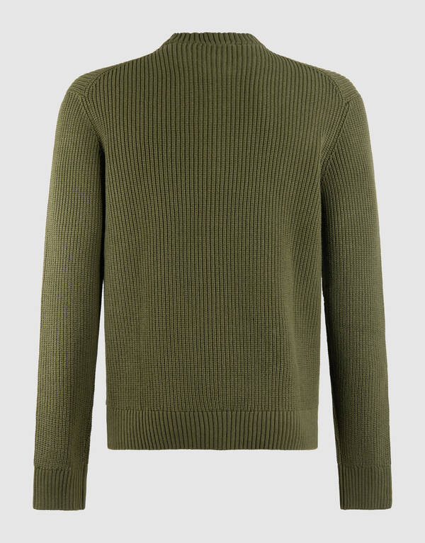 Gestrickte Bomberjacke Khaki SHOEBY MEN