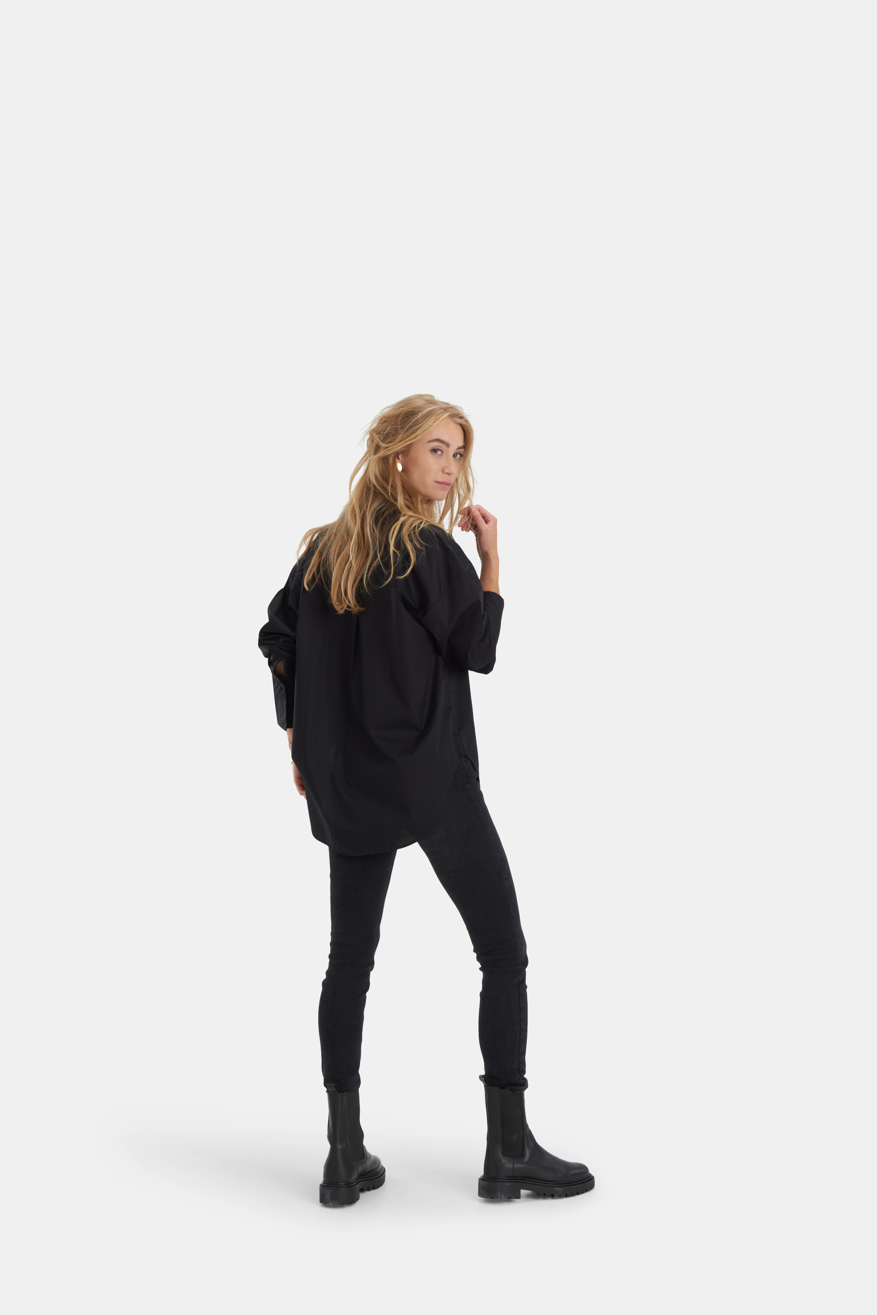 Schwarze Bluse EKSEPT
