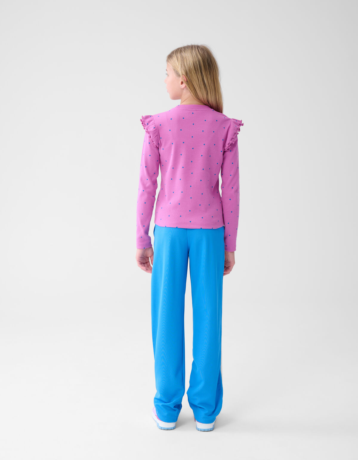 Herz-R&uuml;schen-Top Rosa SHOEBY GIRLS