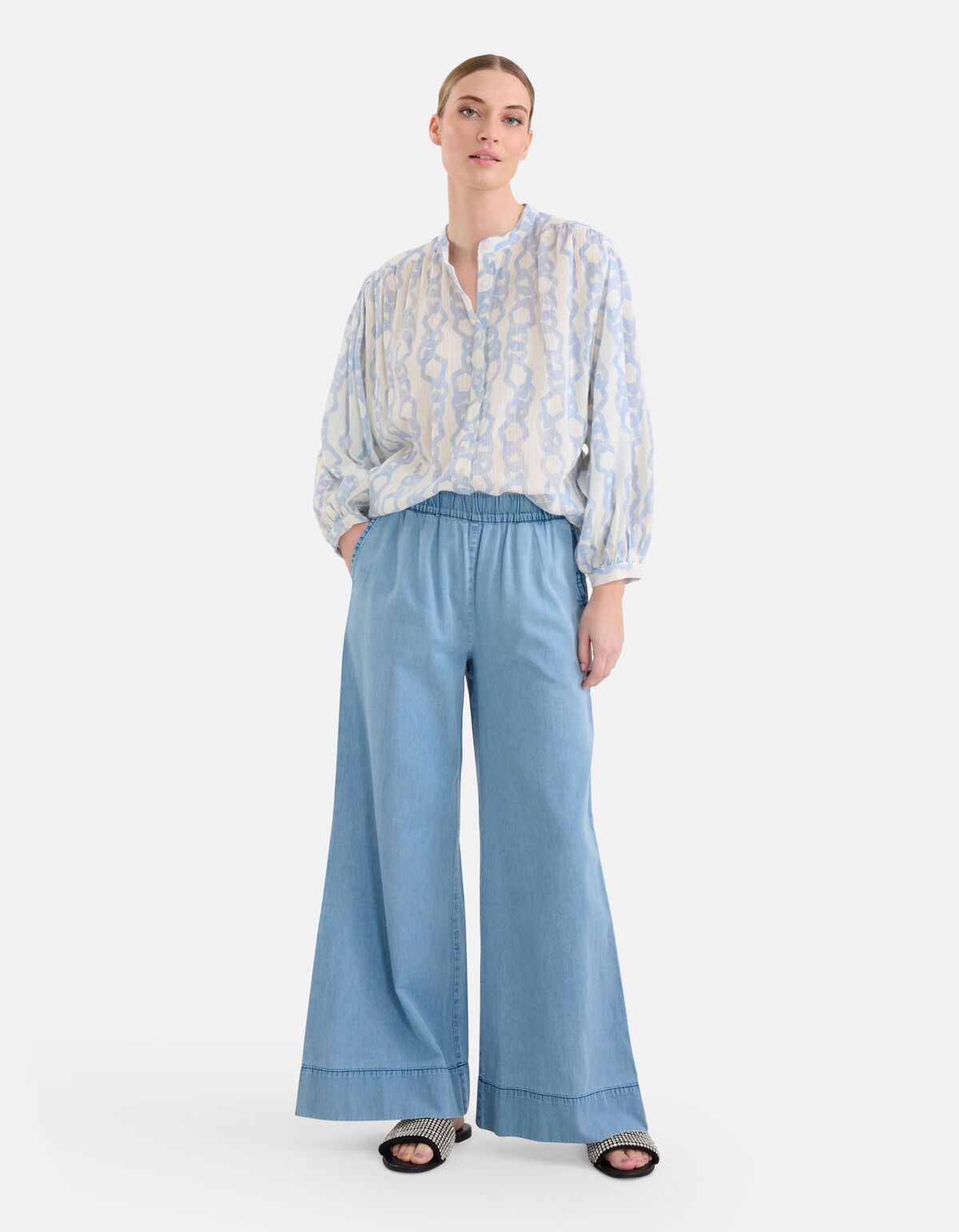Wasserdruck Bluse Off White By Mieke SHOEBY WOMEN