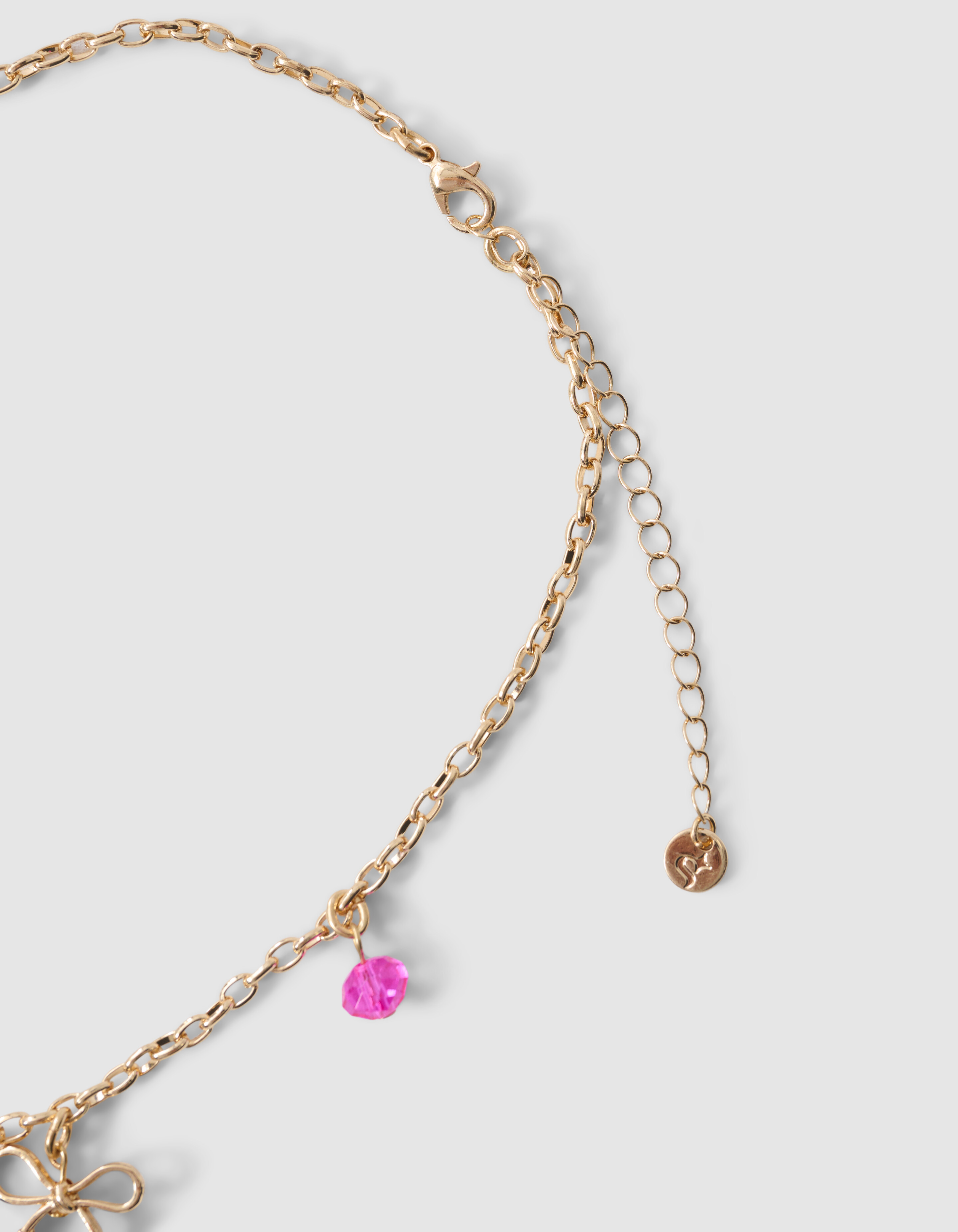 Herz-Anhänger-Halskette Gold SHOEBY ACCESSOIRES