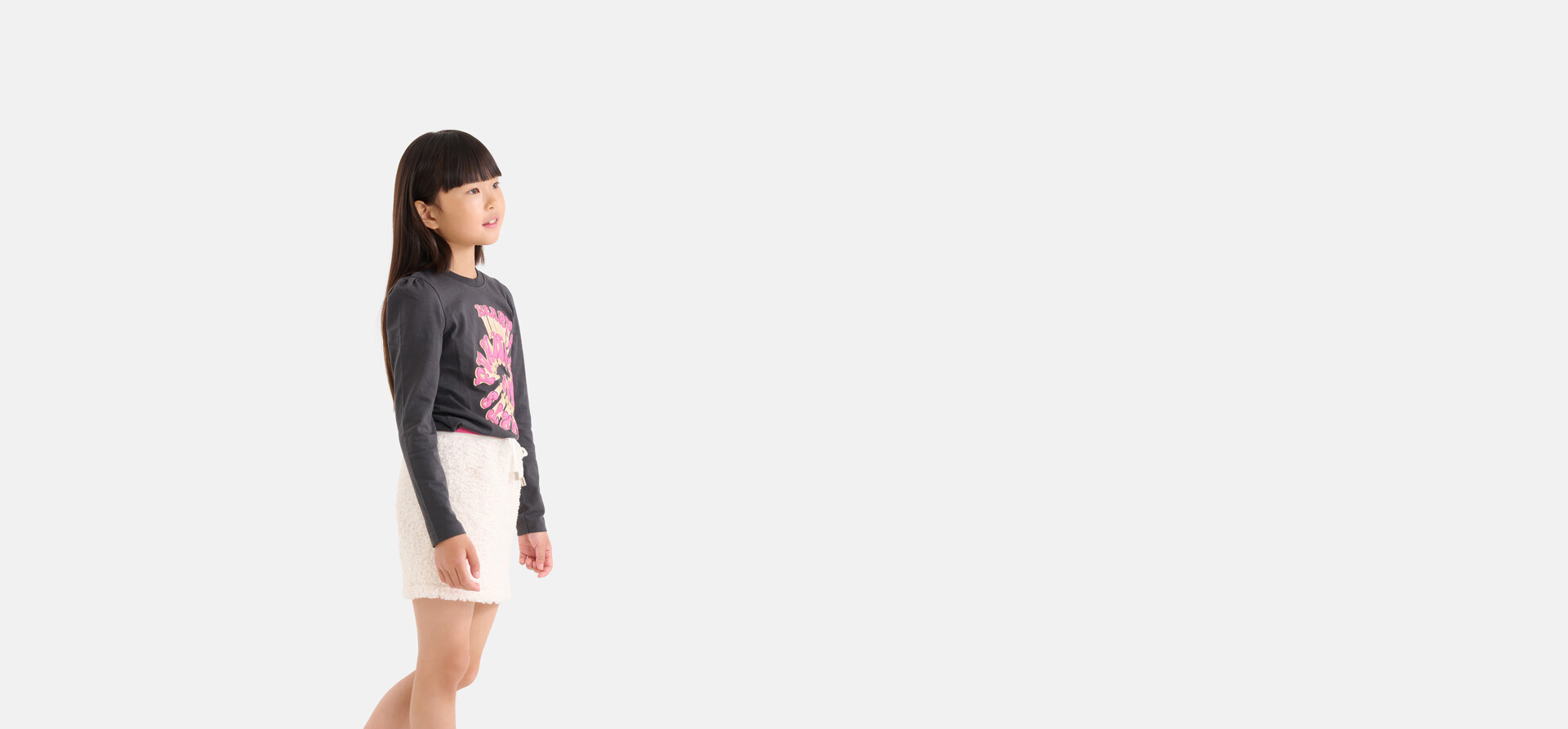 Artwork Longsleeve Donkergrijs SHOEBY GIRLS