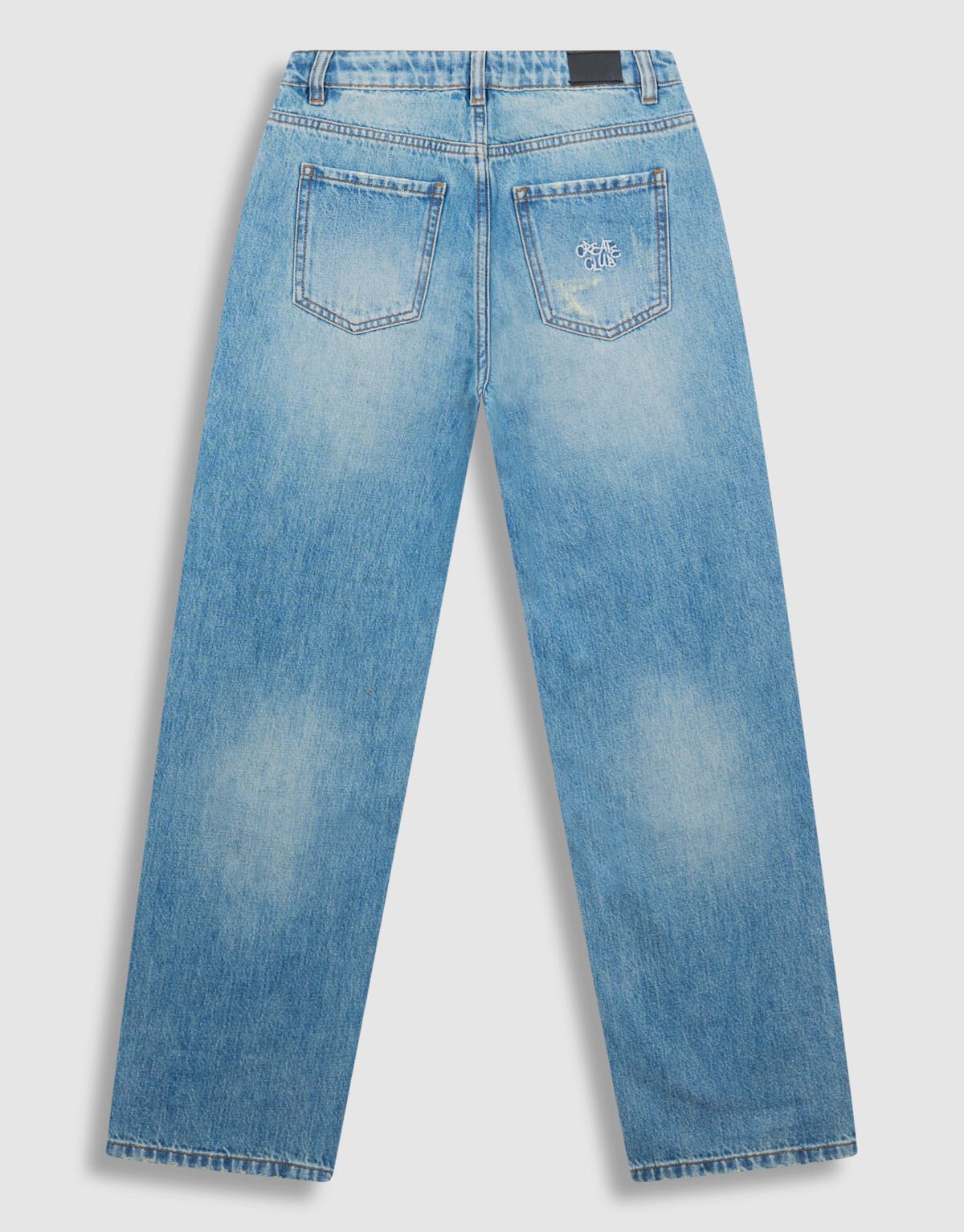 Text Relaxed Fit Jeans Mediumstone SHOEBY BOYS