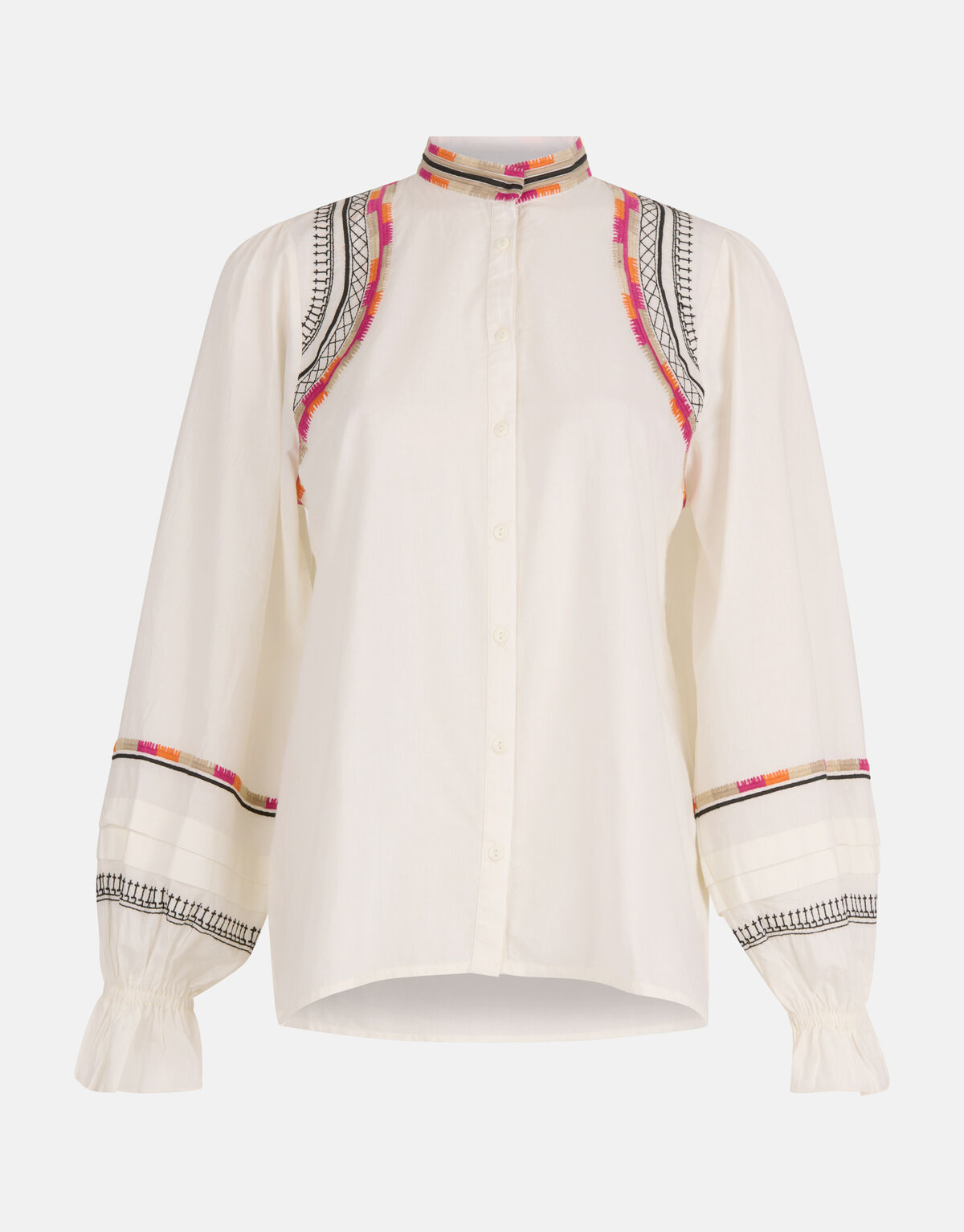 Bluse mit Stickereidetails Off White SHOEBY WOMEN