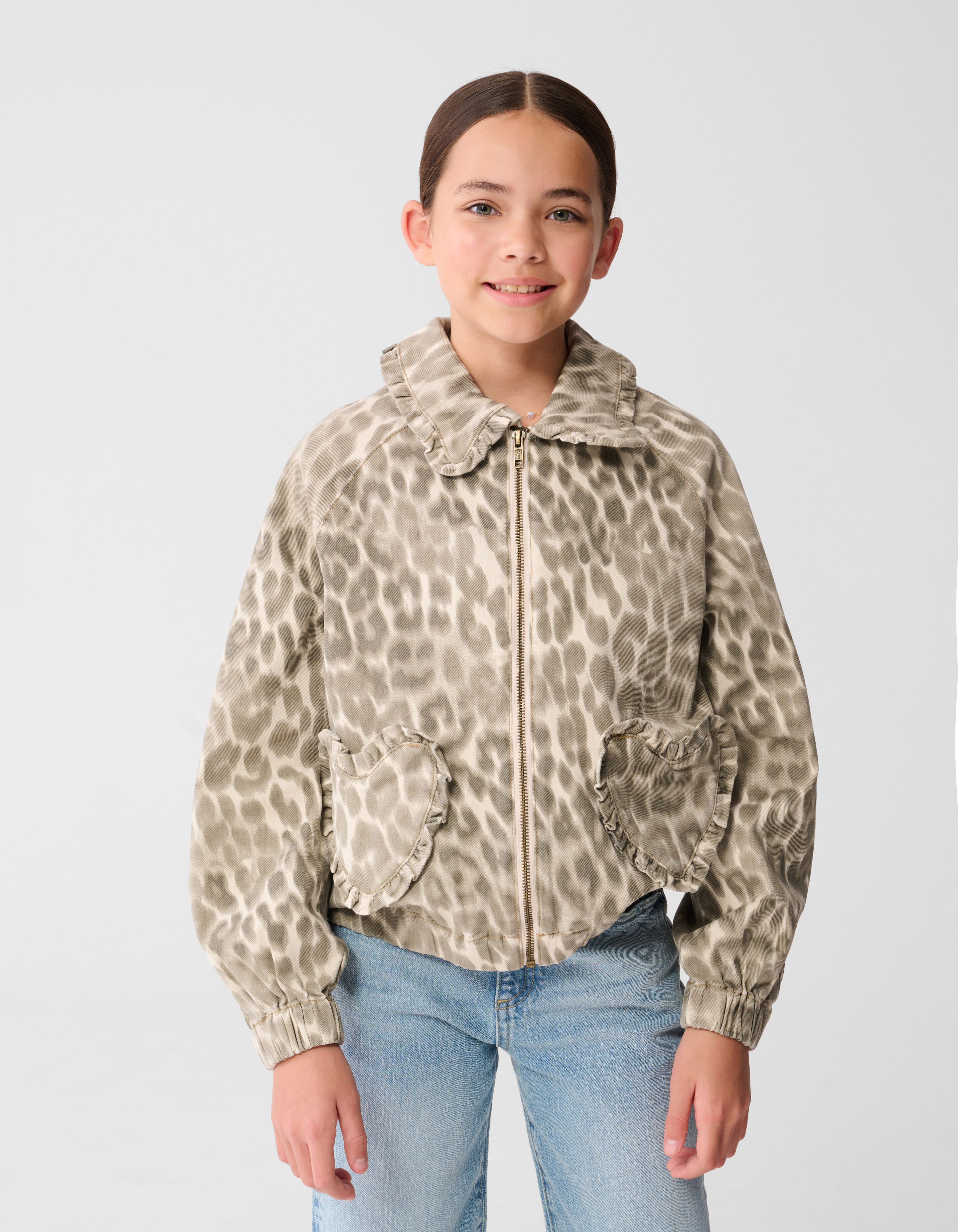 Leopard Herz Jack Hellbraun SHOEBY GIRLS