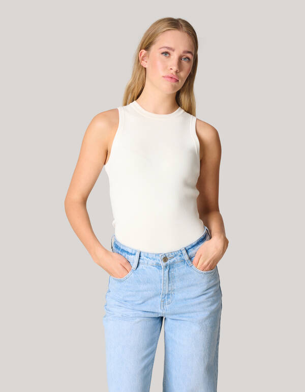 Trägertop Off White SHOEBY WOMEN