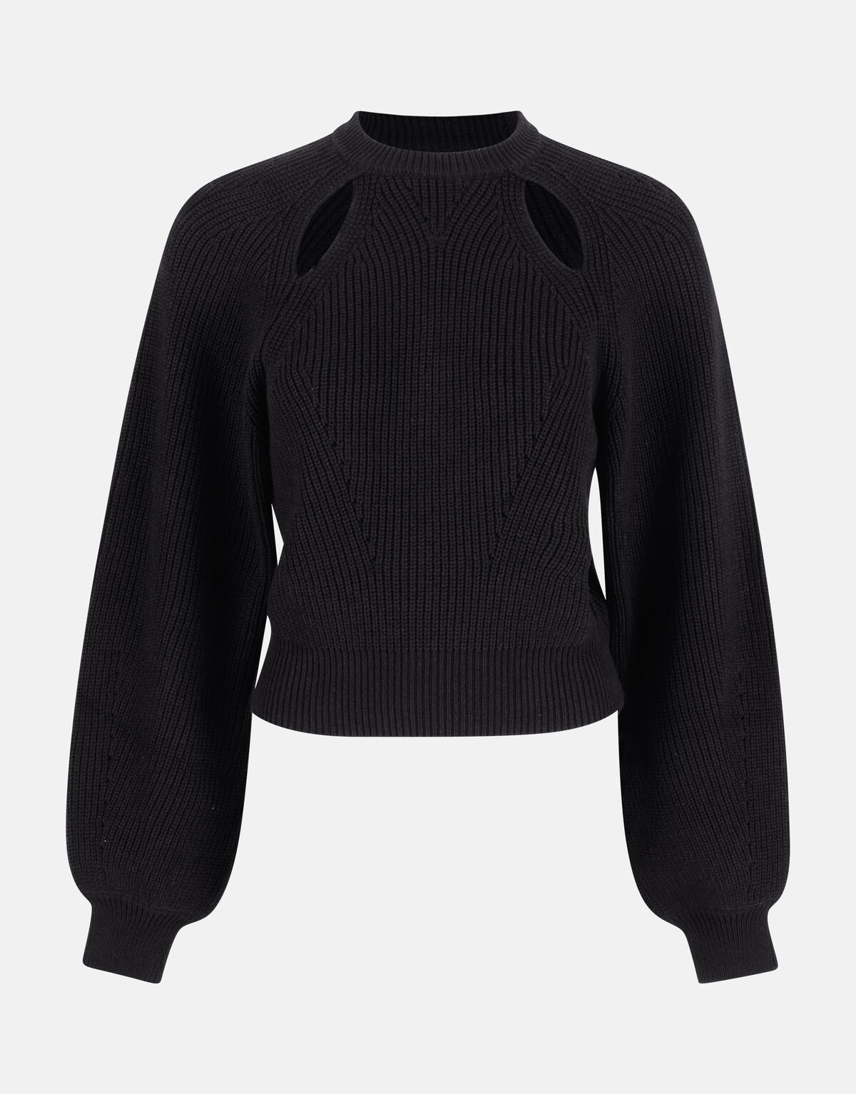 Ausgeschnittener Pullover Schwarz SHOEBY WOMEN