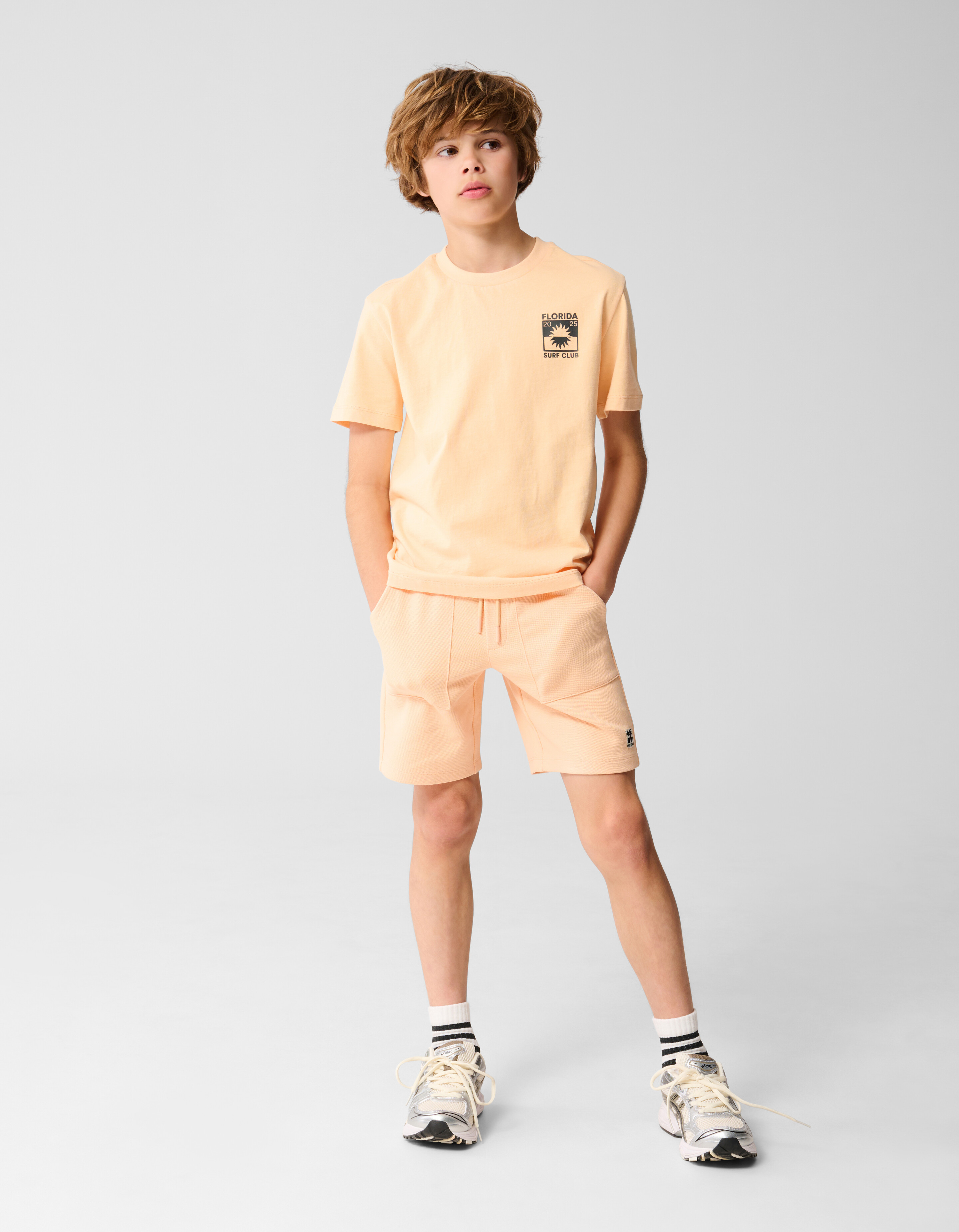 Surf Club Artwork T-shirt Hell Orange SHOEBY BOYS